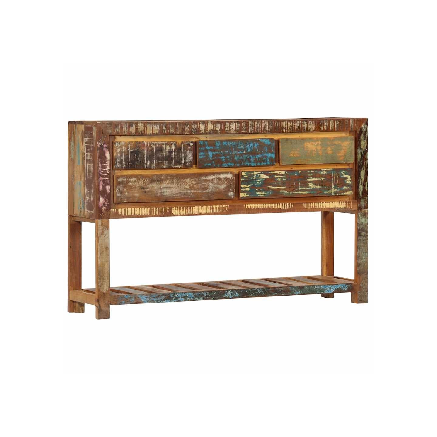 Buffet 120x30x75 cm Bois de récupération solide