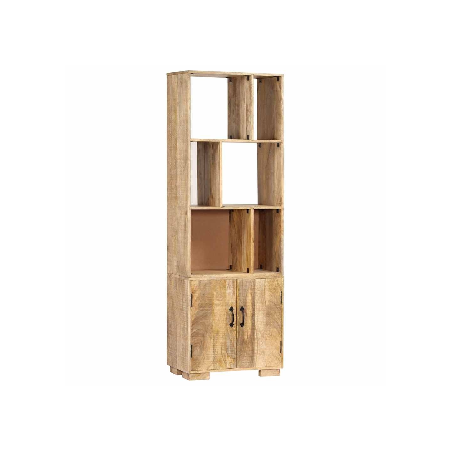 Bibliothèque 60x35x180 cm Bois de manguier solide