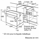 Four Bosch HBF134EB2 Série 2 66 L EcoClean noir | Nimestore