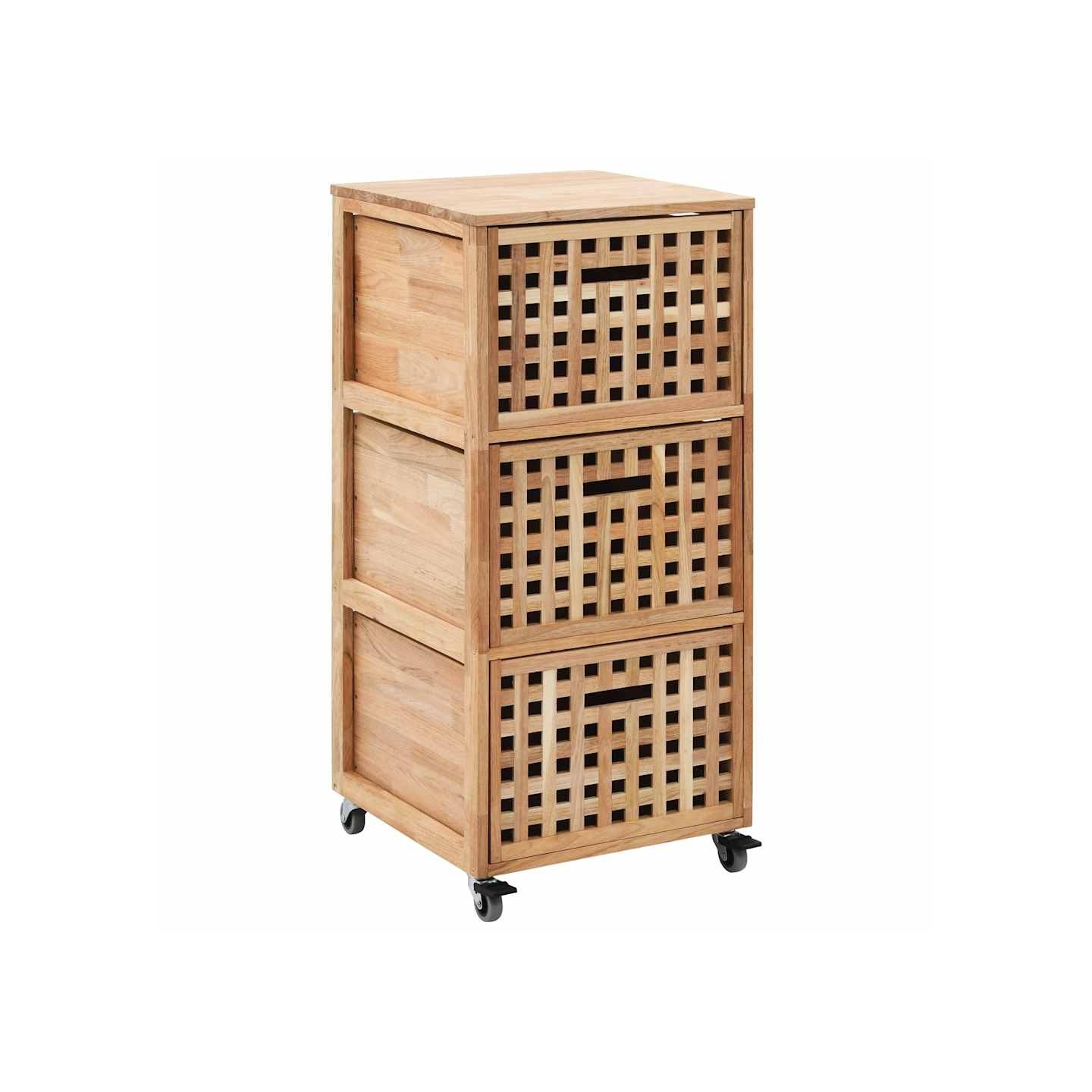 Armoire de salle de bains 41x41x91 cm Bois de noyer massif