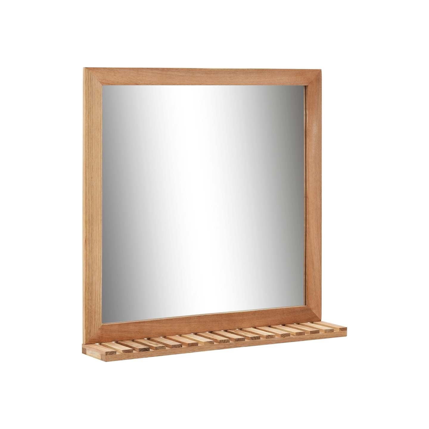 Miroir de salle de bain 60 x 12 x 62 cm Bois de noyer massif
