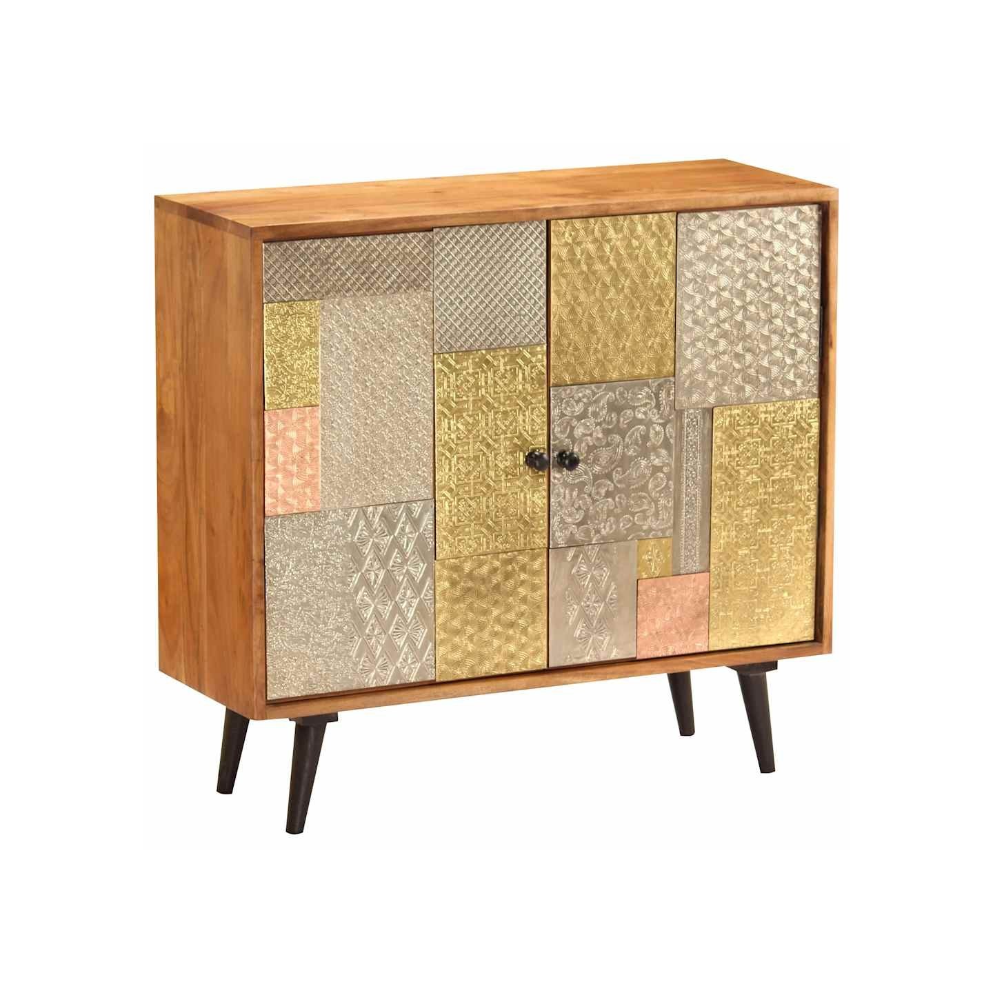 Buffet 80x30x75 cm Bois d'acacia massif