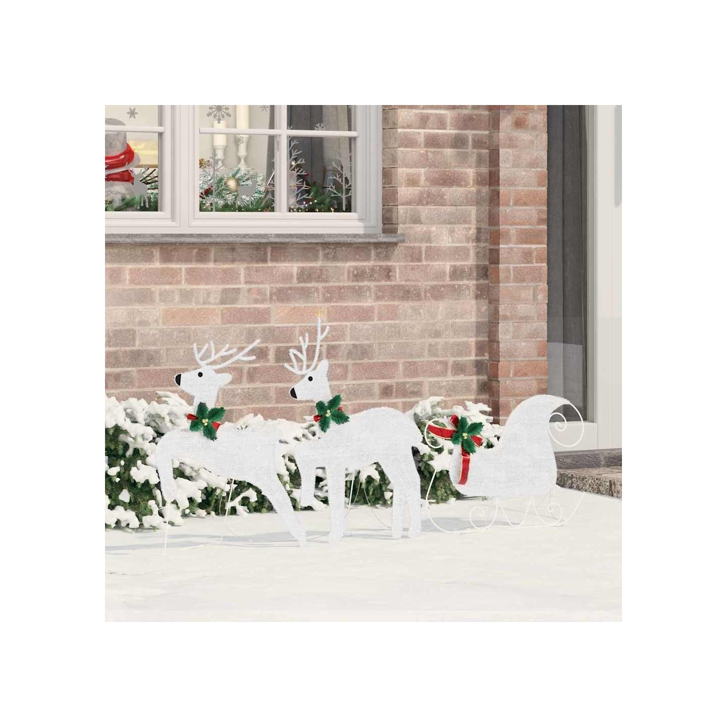 Rennes LED 3 pc Blanc Froid 43 x 18 x 66 cm tissu
