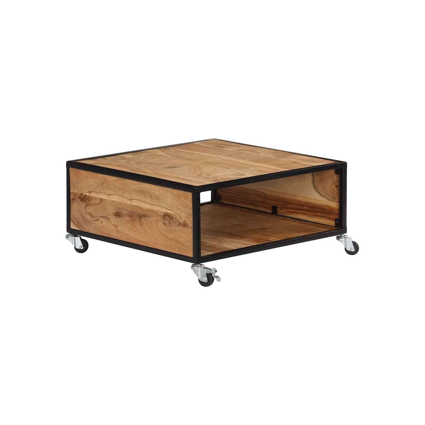 Table basse 70x70x32 cm Bois solide d'acacia