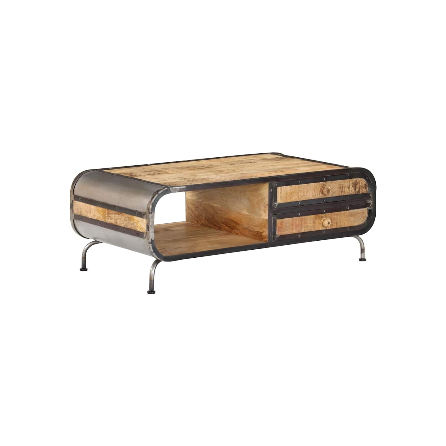 Table basse 100x50x35 cm Bois de manguier massif