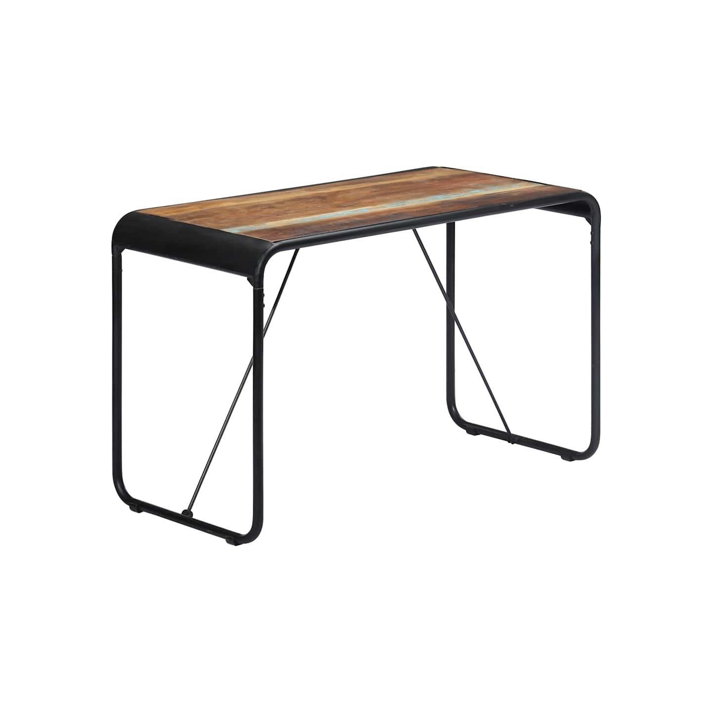 Table de salle à manger 118x60x76cm Bois de récupération massif