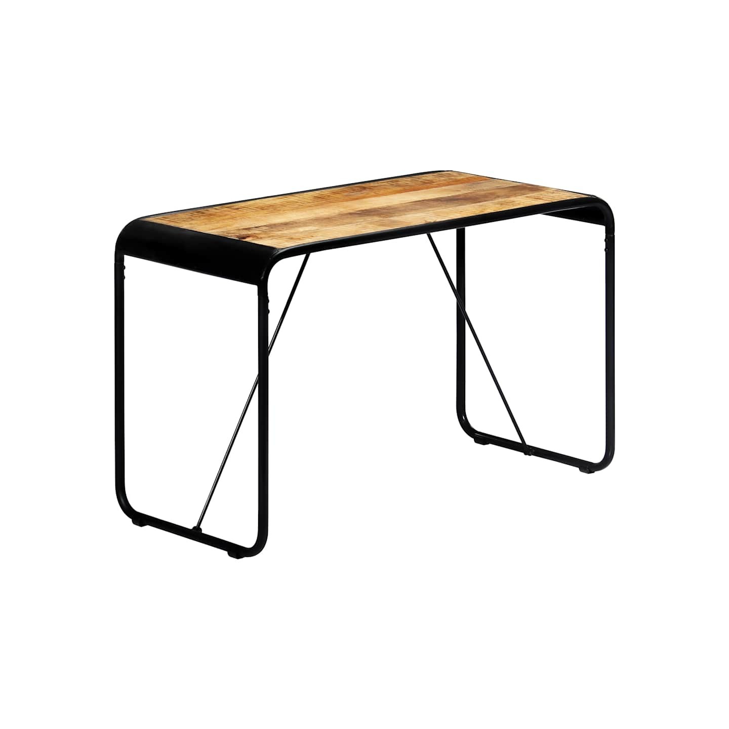 Table à manger 118x60x76 cm Bois de manguier massif brut