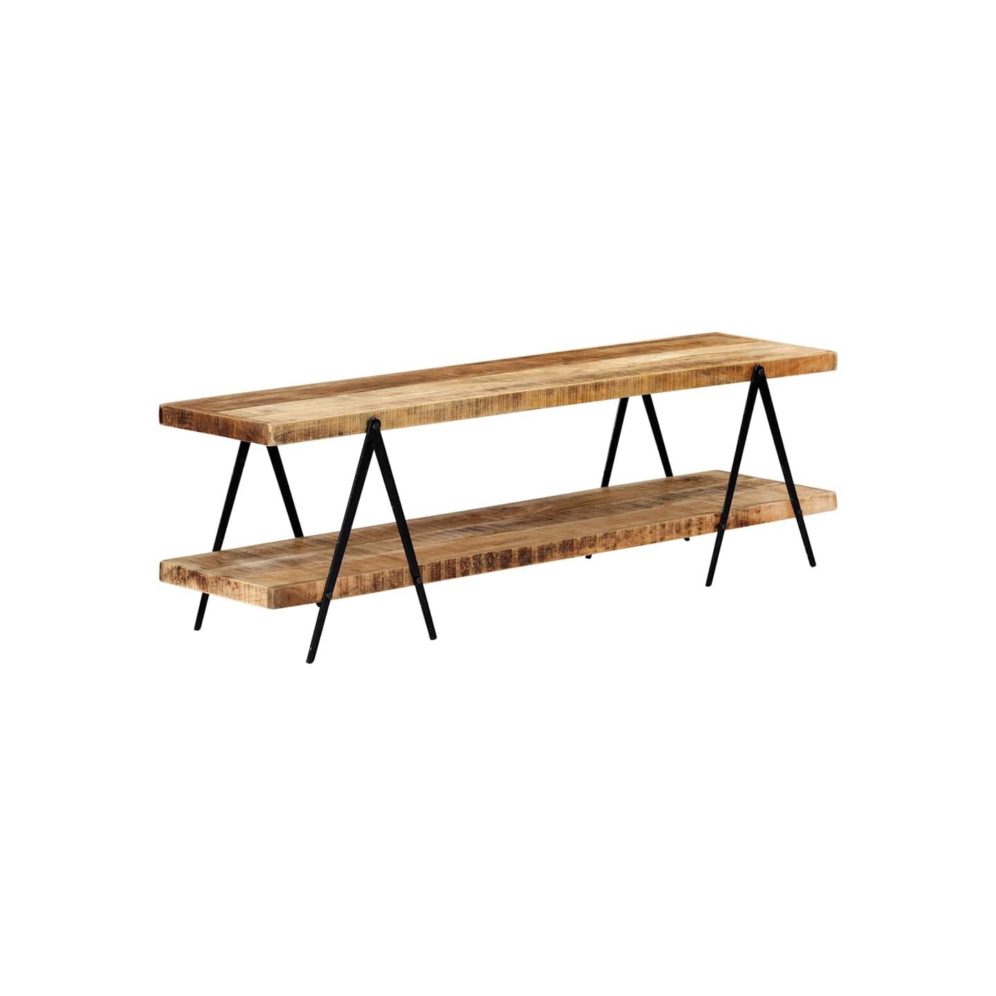 Meuble TV 160x40x50 cm Bois solide de manguier