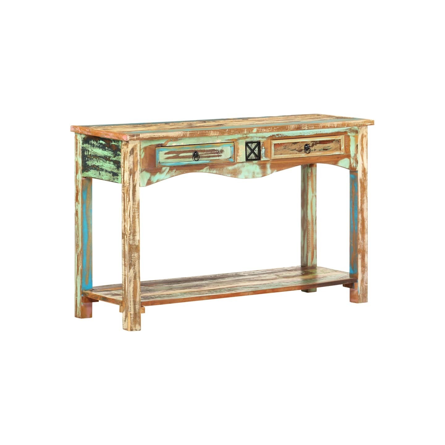 Table console 120x40x75 cm Bois solide de récupération
