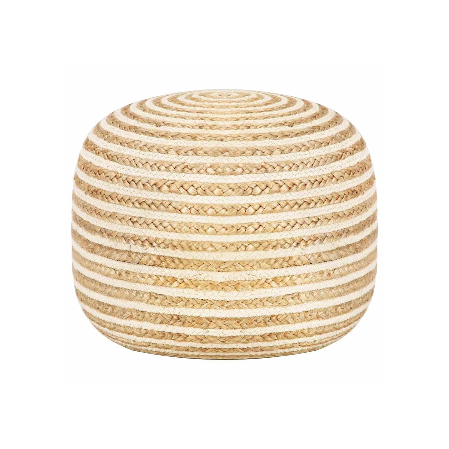 Pouf fait à la main 45x30 cm Jute
