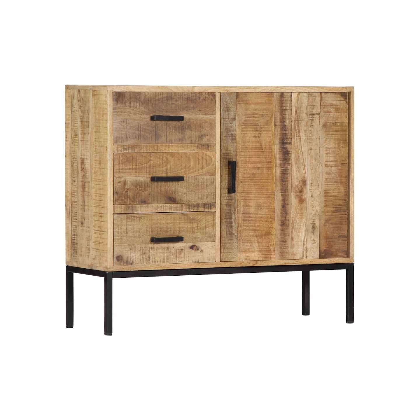 Buffet 88x30x71 cm Bois de manguier massif