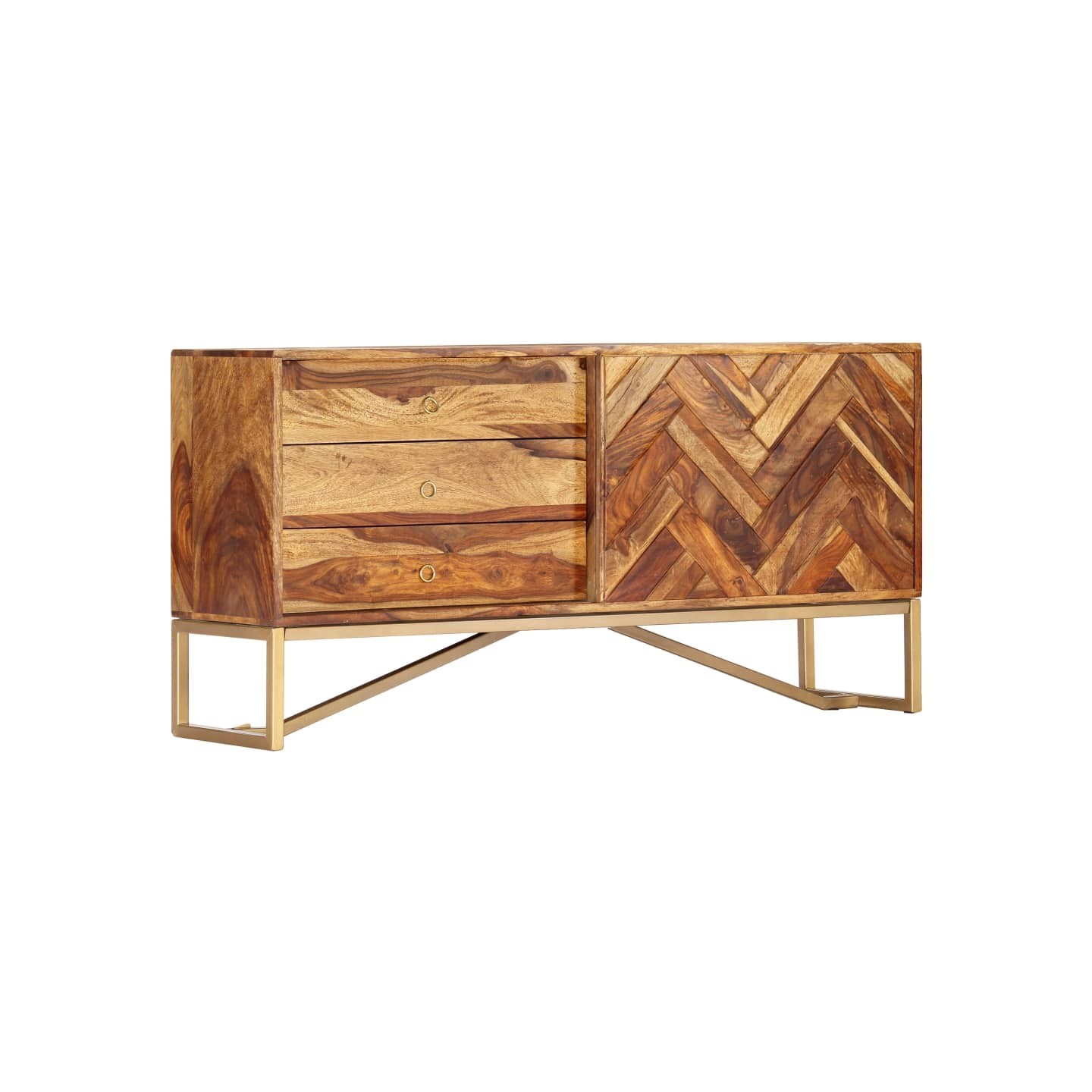 Buffet 118x30x60 cm Bois massif de Sesham