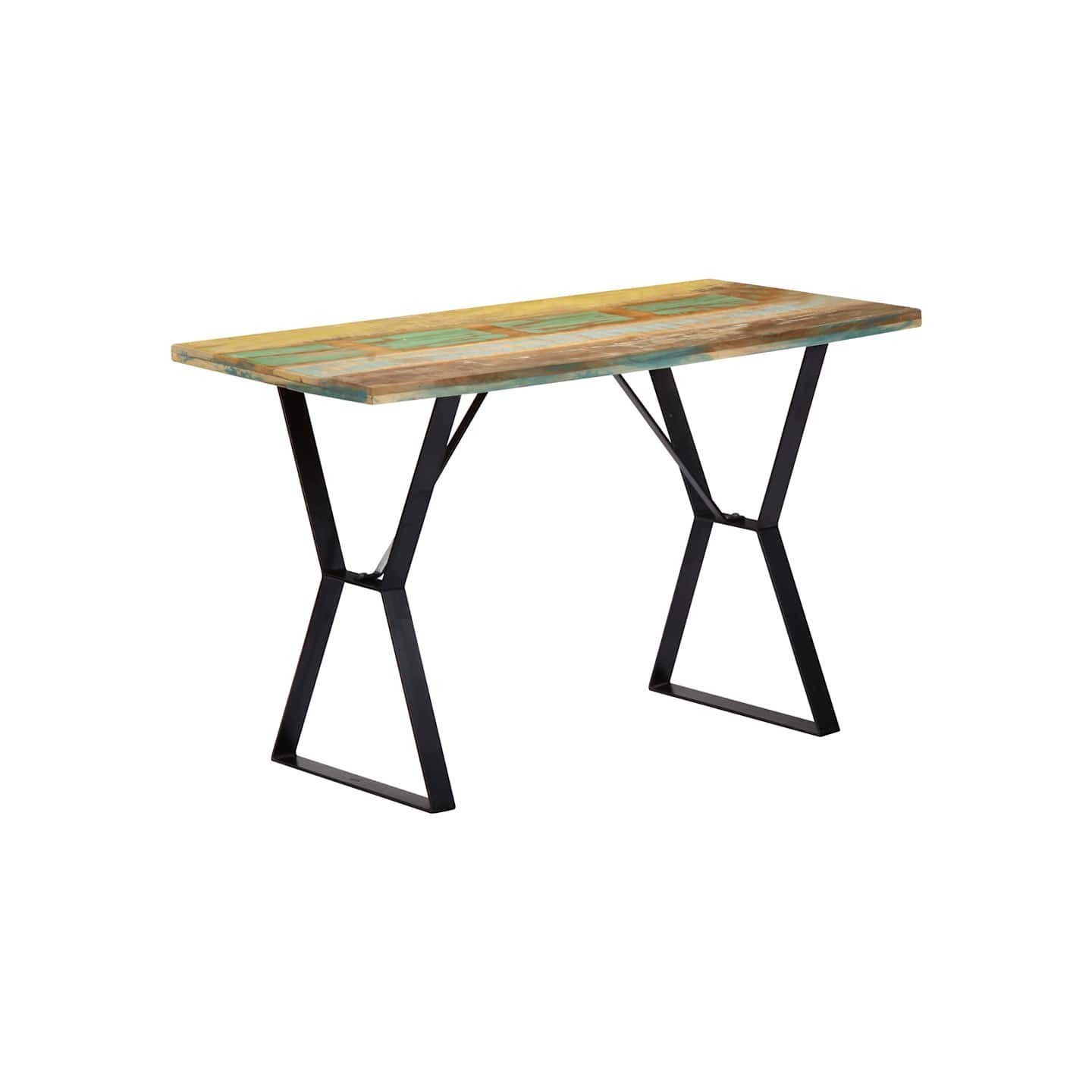 Table à manger 120x60x76 cm Bois de récupération massif