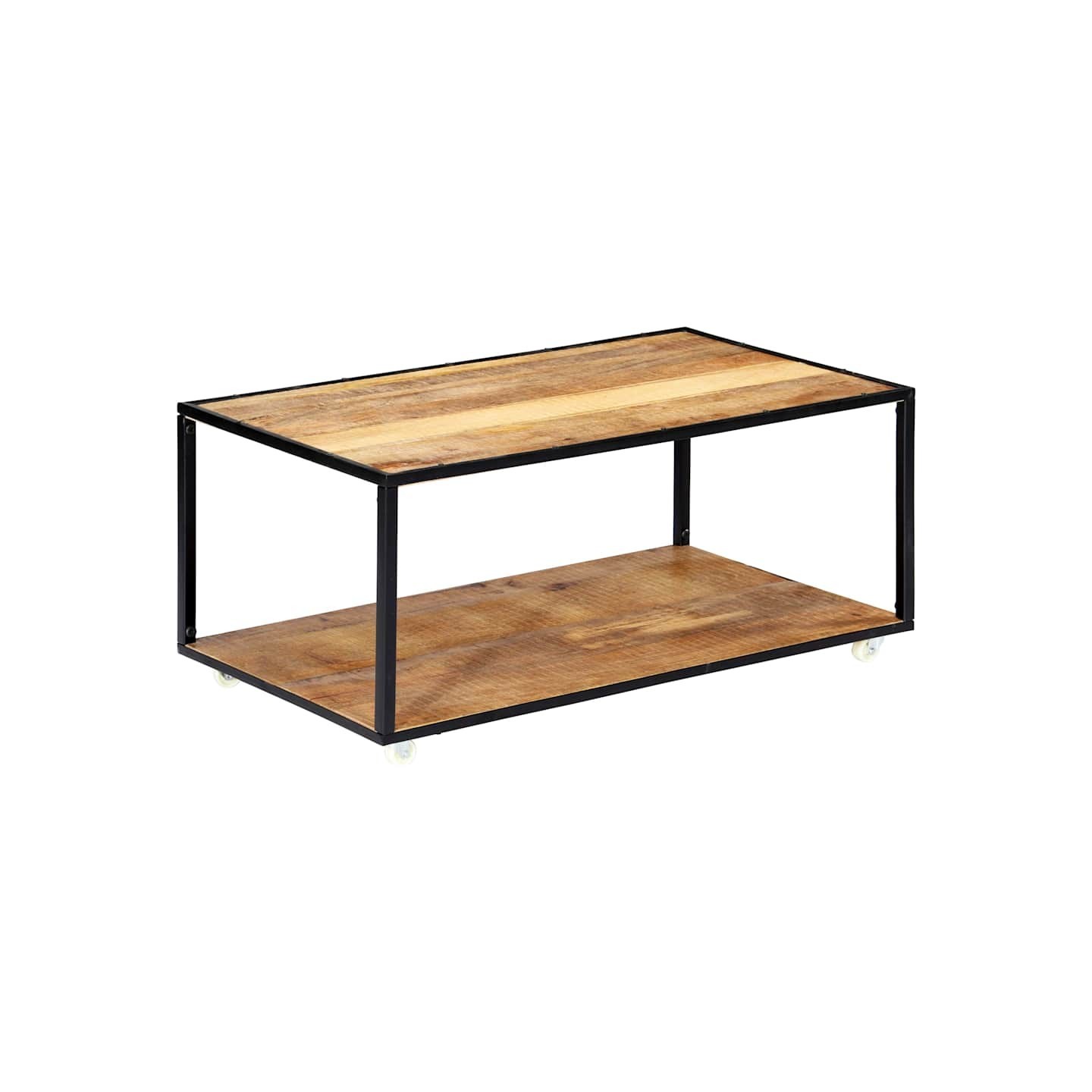 Table basse 90x50x40 cm Bois de récupération solide