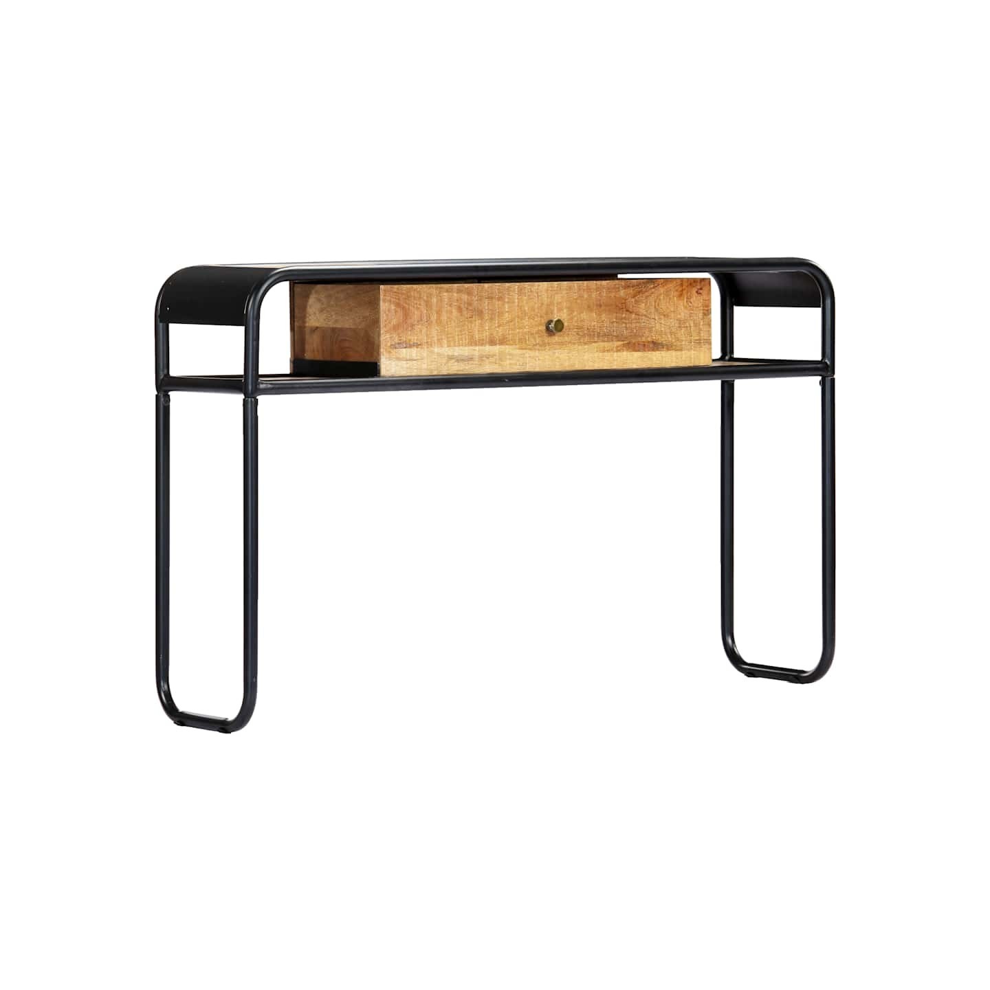 Table console 118 x 30 x 75 cm Bois de manguier massif