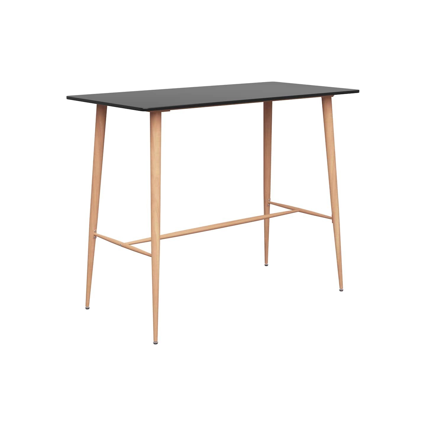 Table de bar Noir 120x60x105 cm