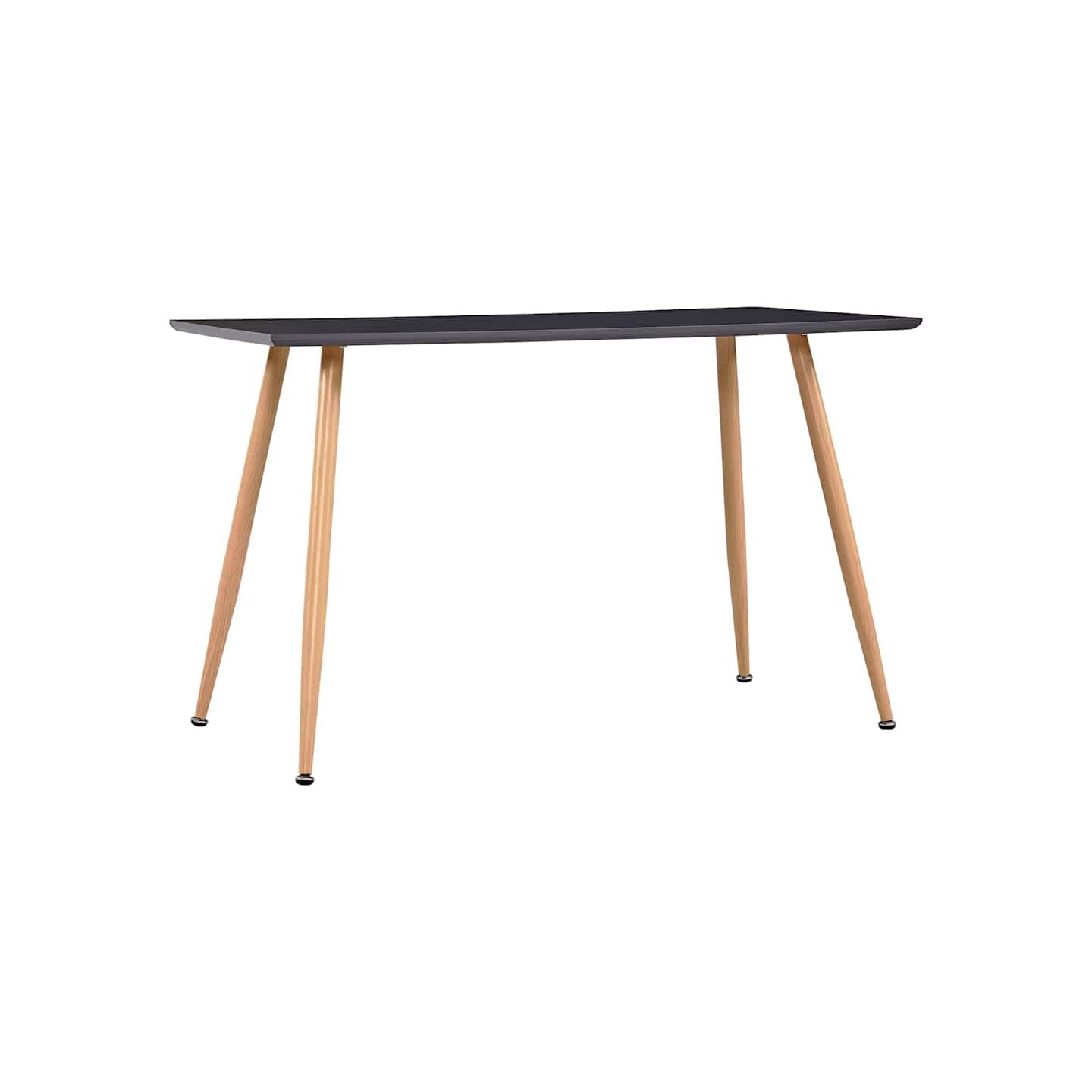 Table de salle à manger Gris et chêne 120x60x74 cm MDF