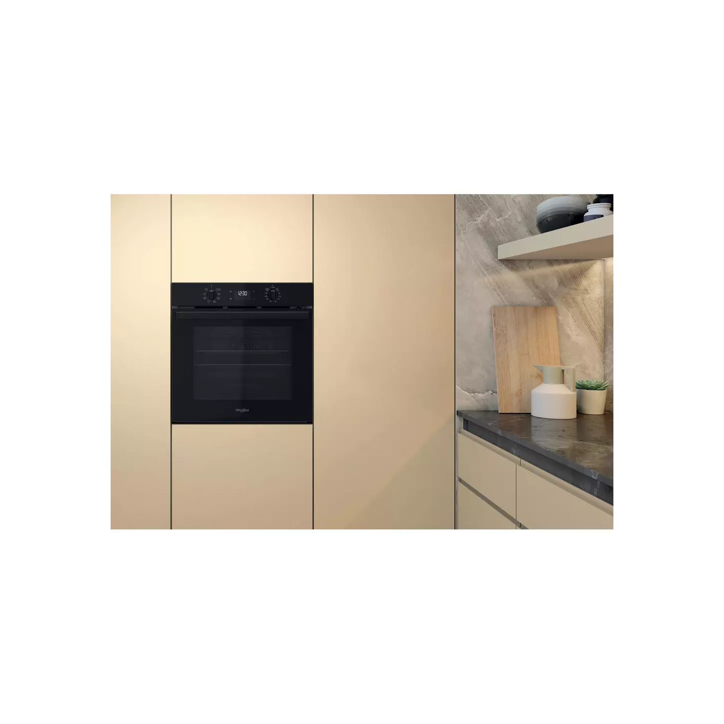 Four pyrolyse Whirlpool OMR55RR0B 71 L A noir | Nimestore