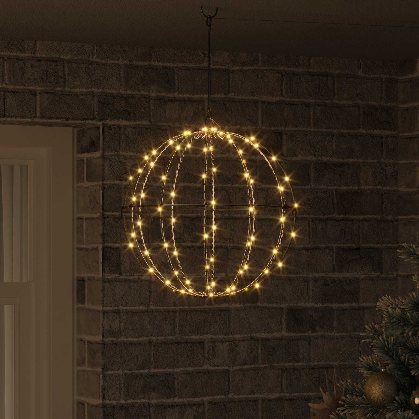 Lumière de finial de Noël 120 LED Blanc chaud