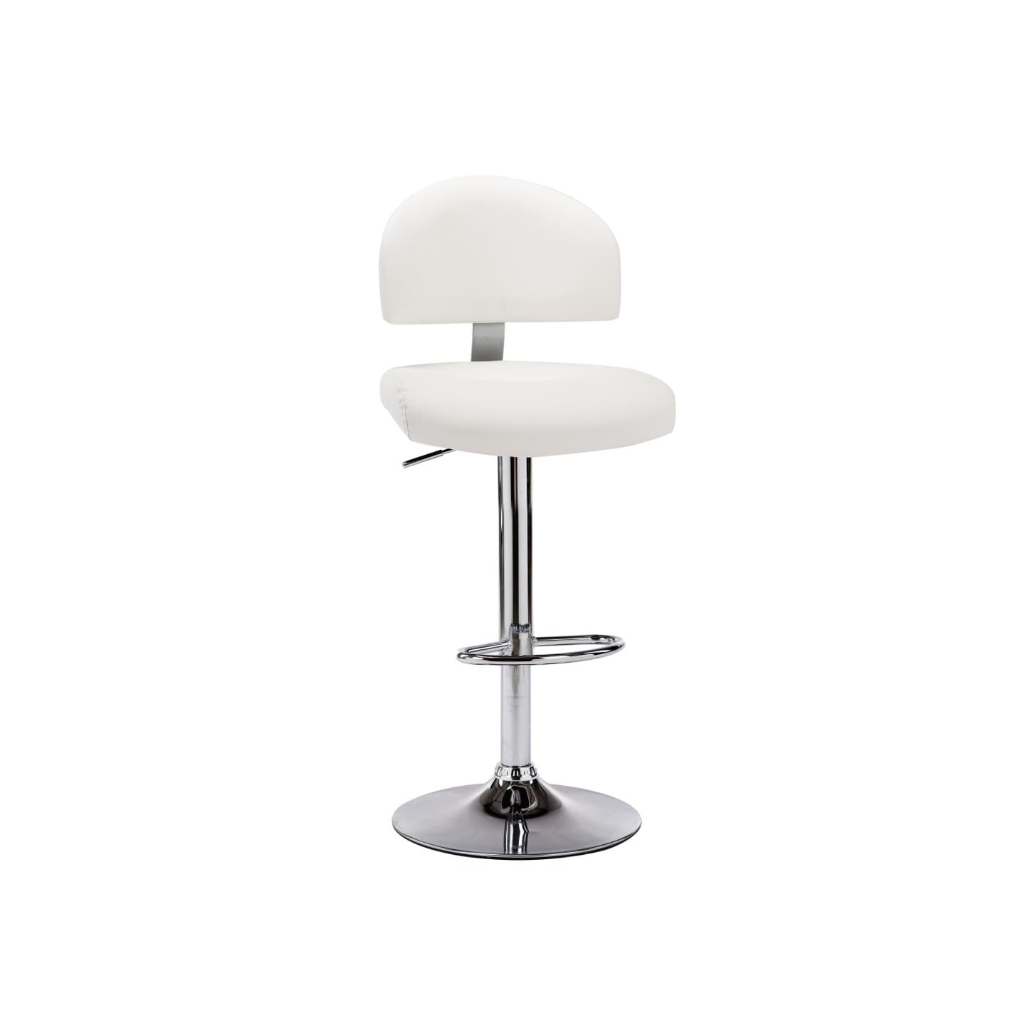 Tabouret de bar Blanc Similicuir