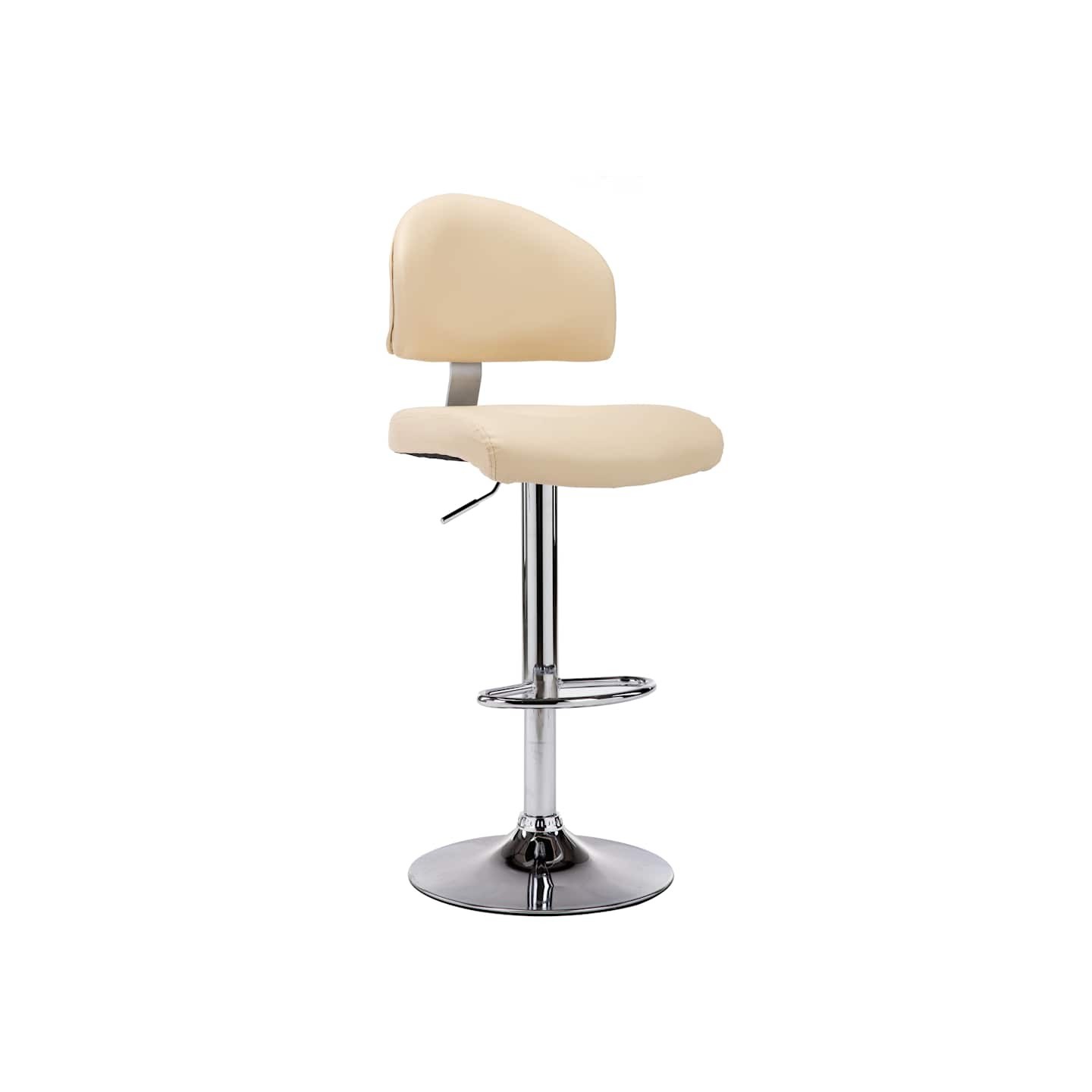 Tabouret de bar Crème Similicuir