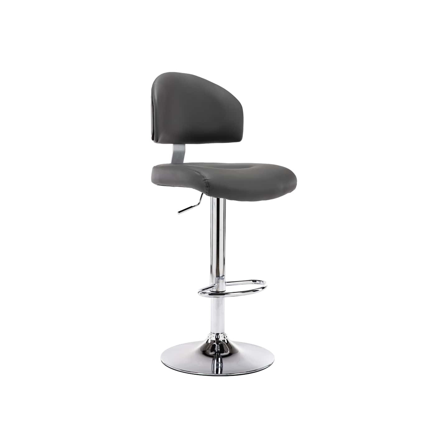 Tabouret de bar Gris Similicuir