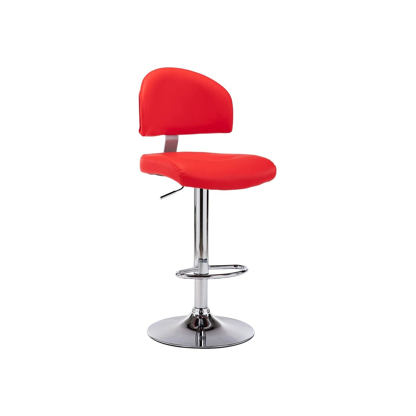 Tabouret de bar Rouge Similicuir