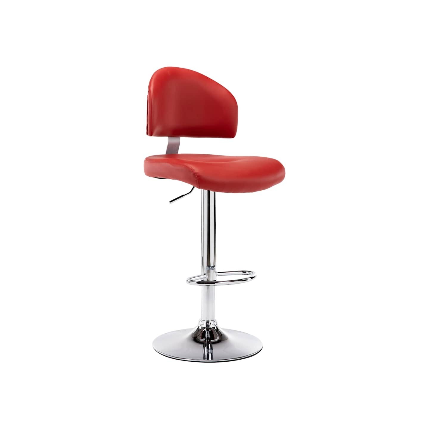 Tabouret de bar Rouge bordeaux Similicuir