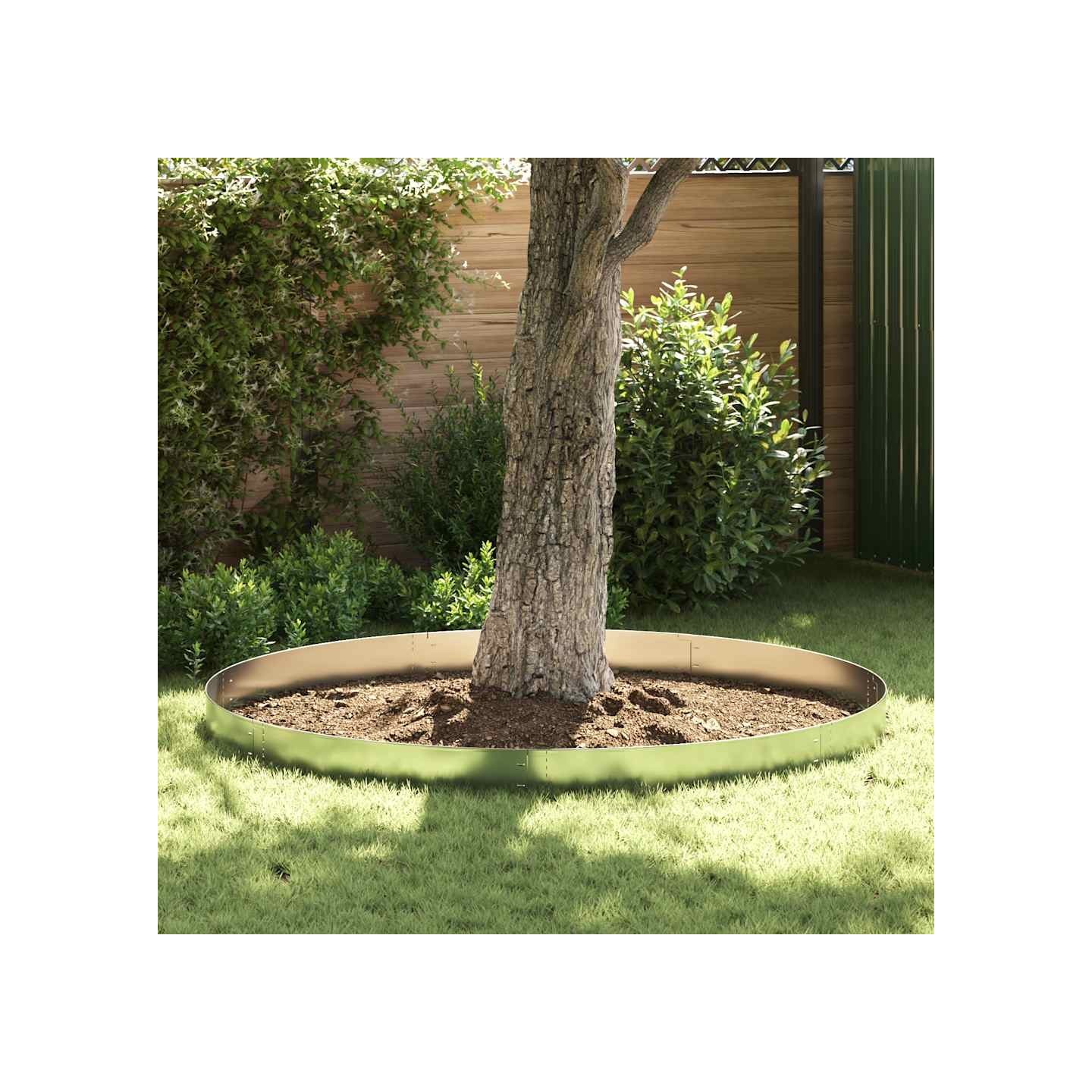 Clôture de pelouse flexible 10 pcs Acier galvanisé 100x14 cm