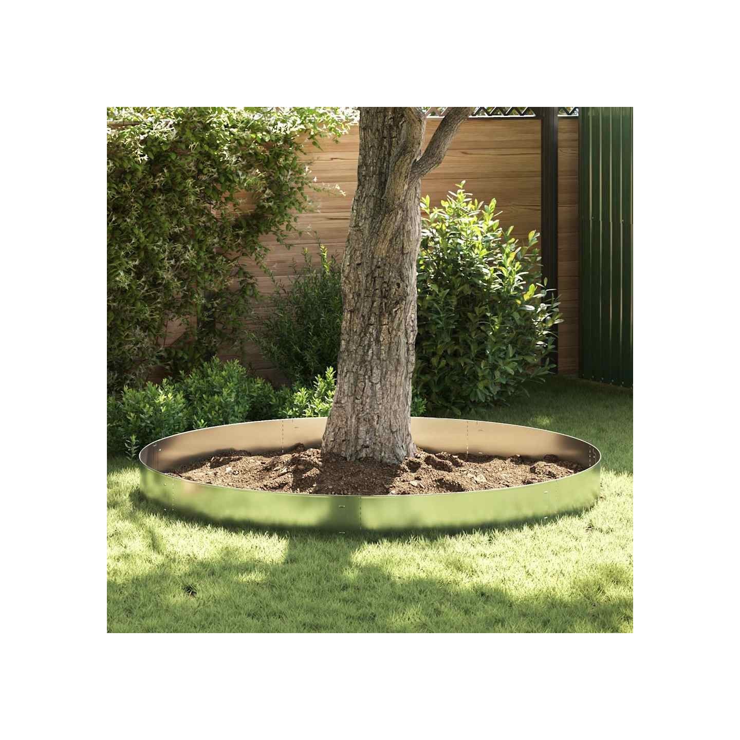 Clôture de pelouse 10 pcs Acier galvanisé 100x20 cm