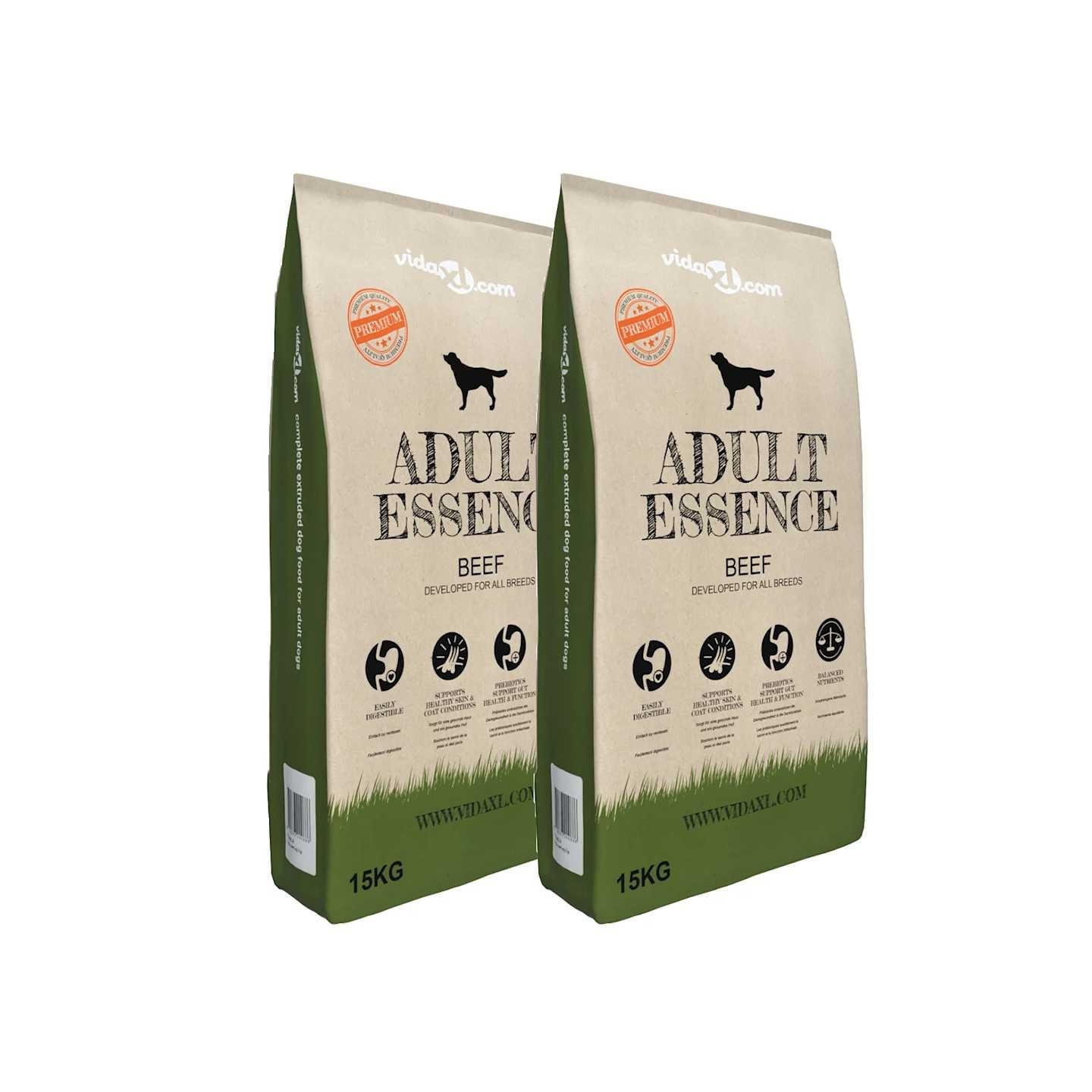 Nourriture sèche pour chiens Adult Essence Beef (2 x 15 kg)