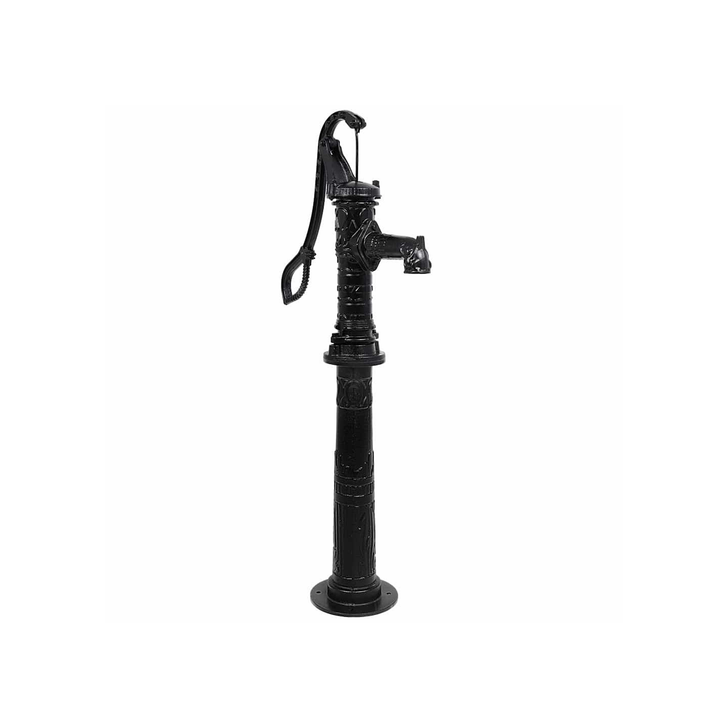 Pompe à eau de jardin avec support en fonte
