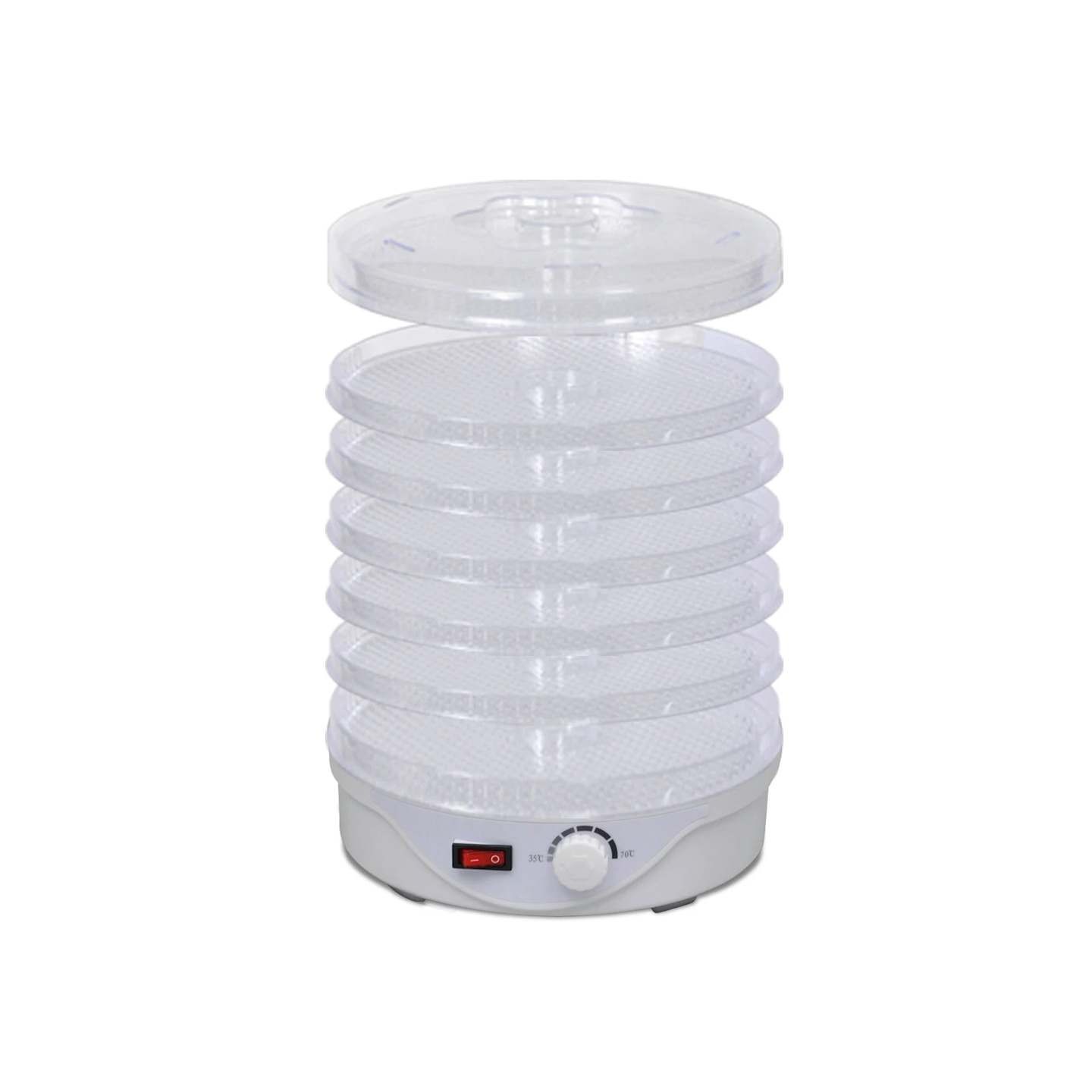 Déshydrateur alimentaire rond 250 W 6 plateaux