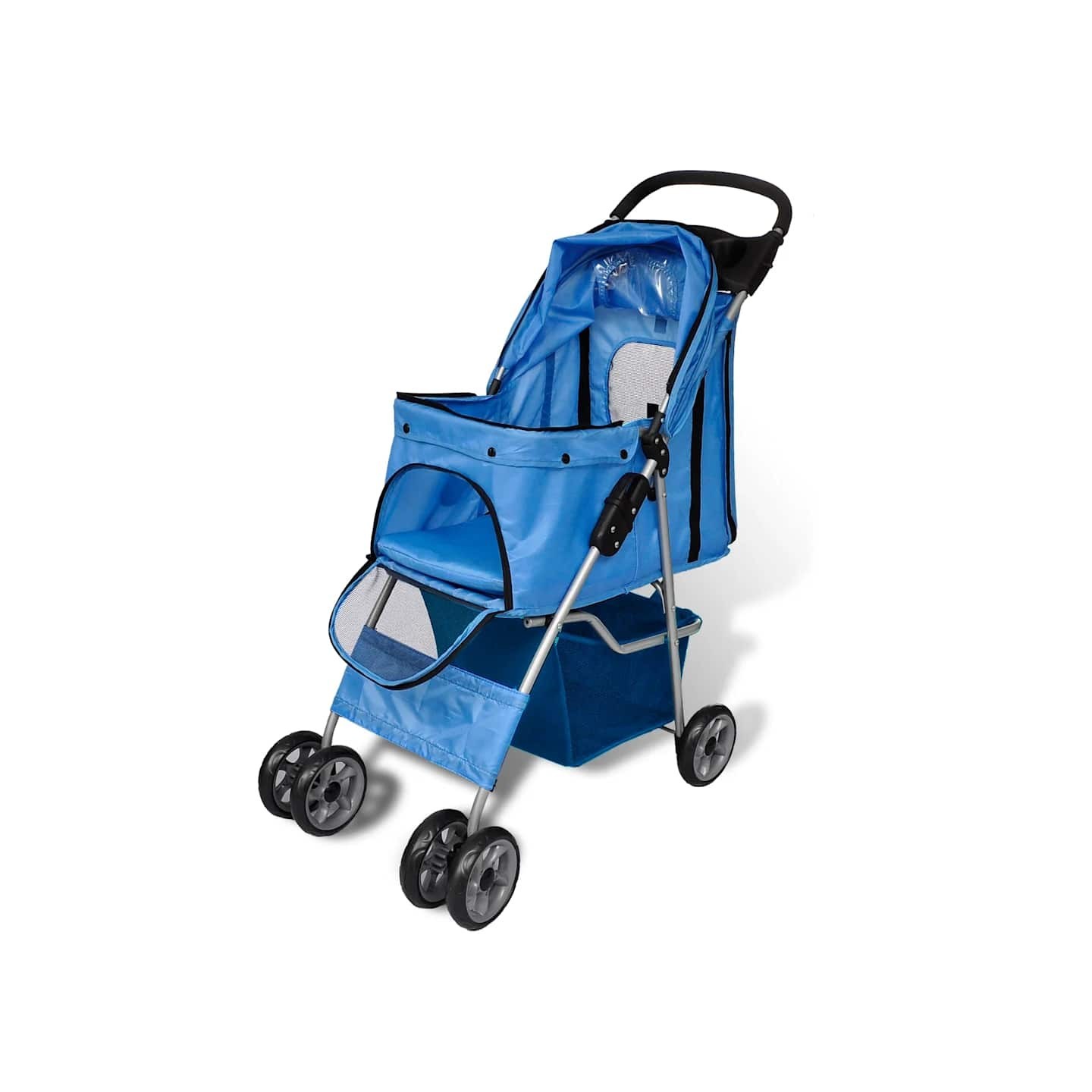 Poussette pour chiens 15 kg Bleu