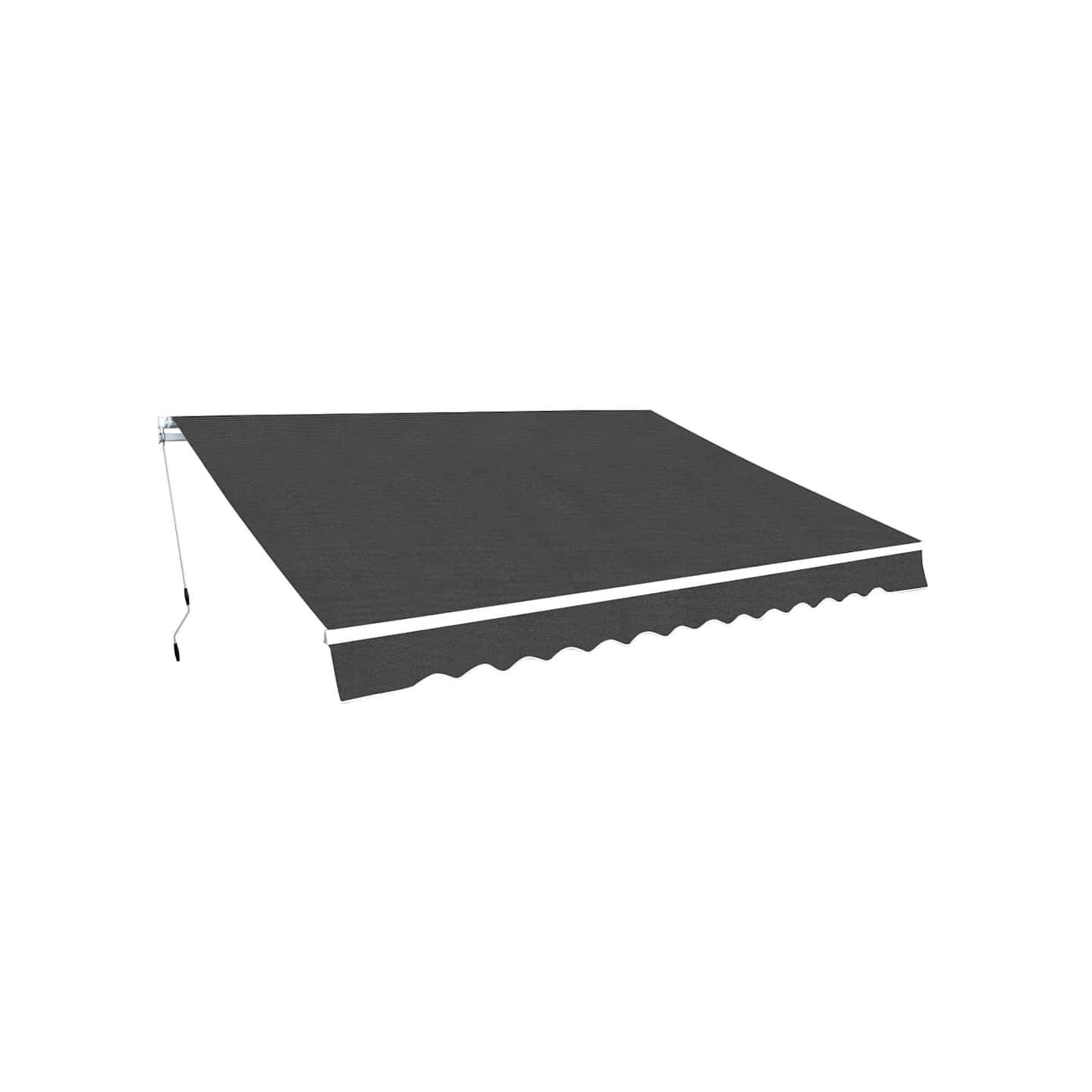 Auvent pliable manuel 350 cm Anthracite