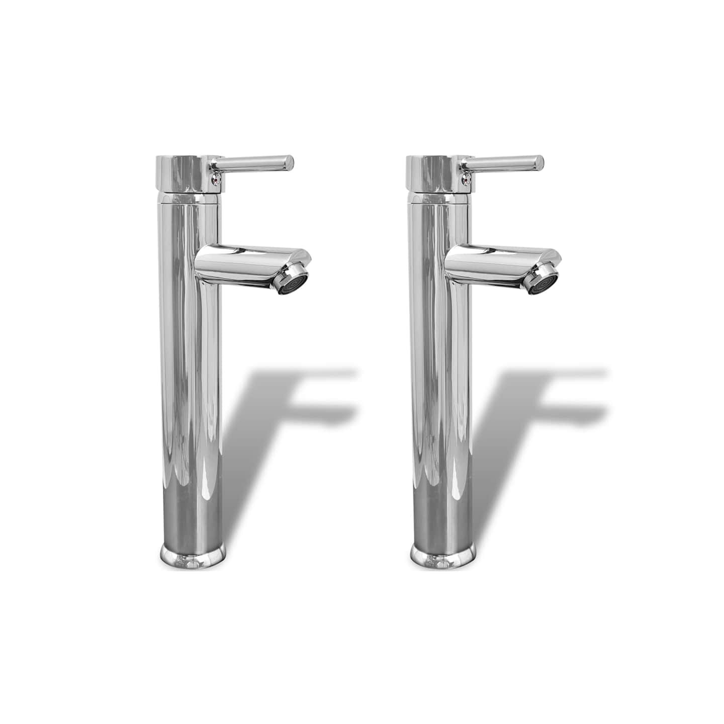 Mitigeurs de salle de bain 2 pcs Chrome
