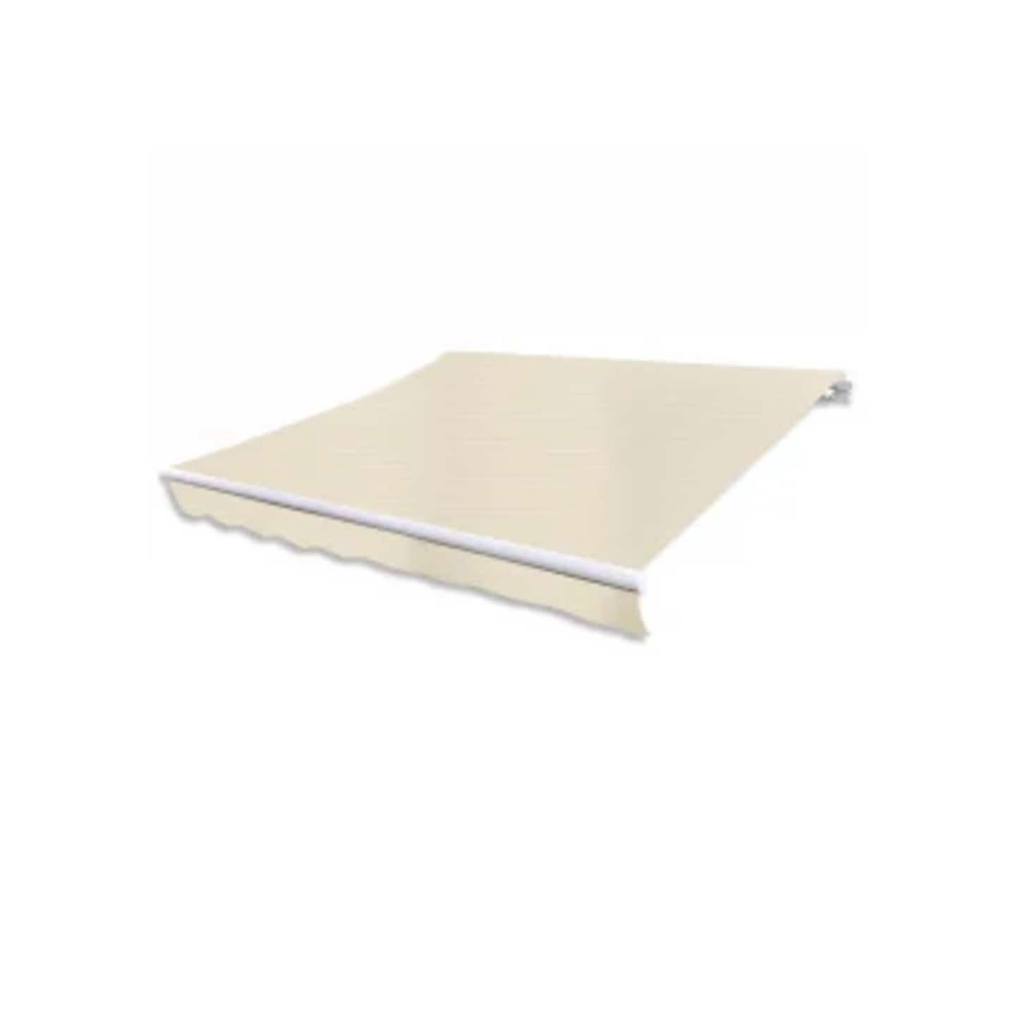 Auvent pliable motorisé 600 cm Crème