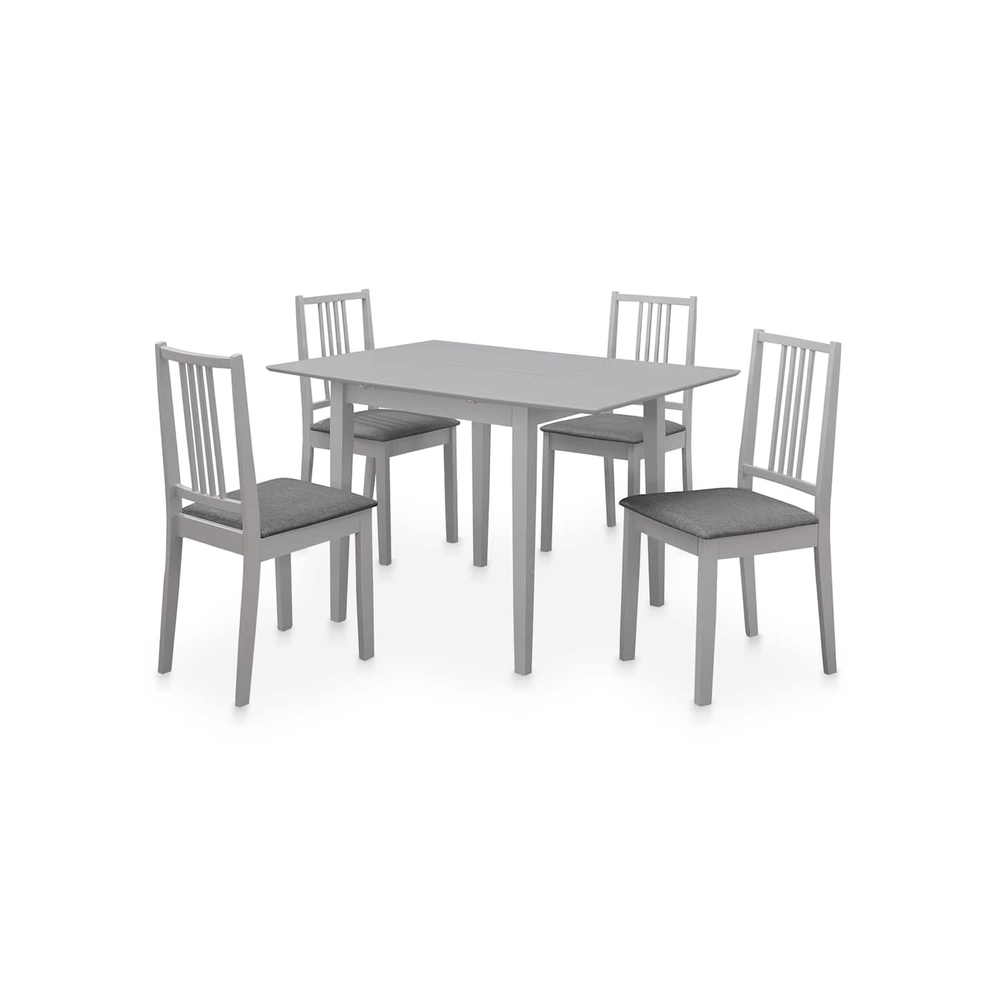 Mobilier de salle à manger 5 pcs MDF Gris