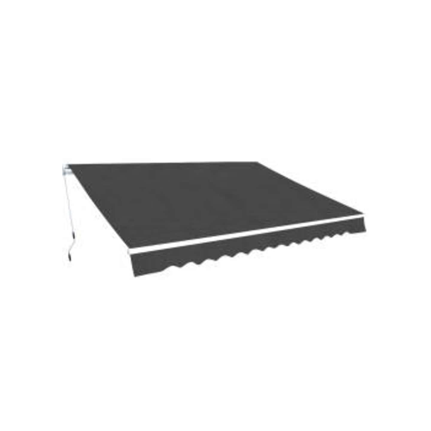 Auvent pliable manuel 600 cm Anthracite