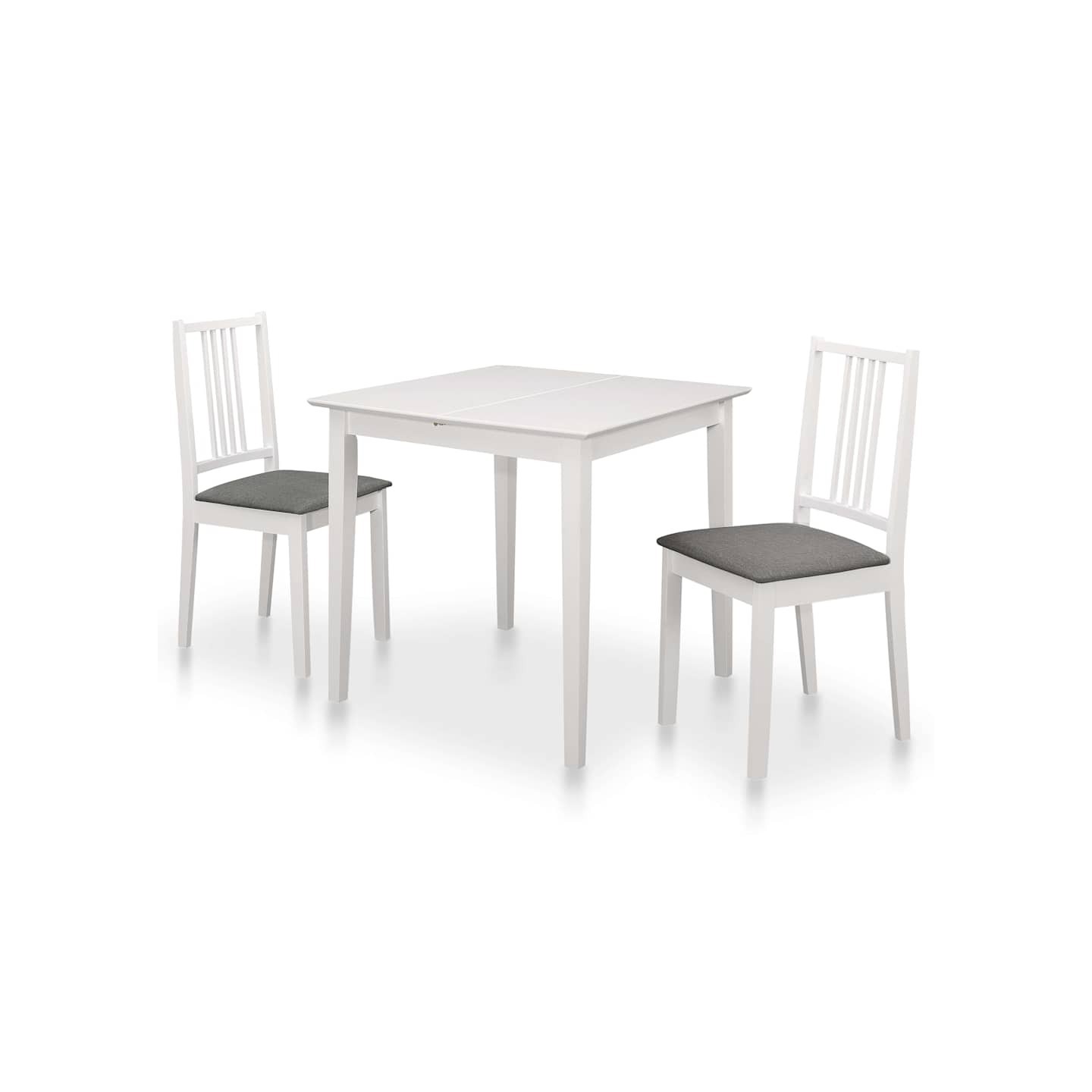 Mobilier de salle à manger 3 pcs MDF Blanc