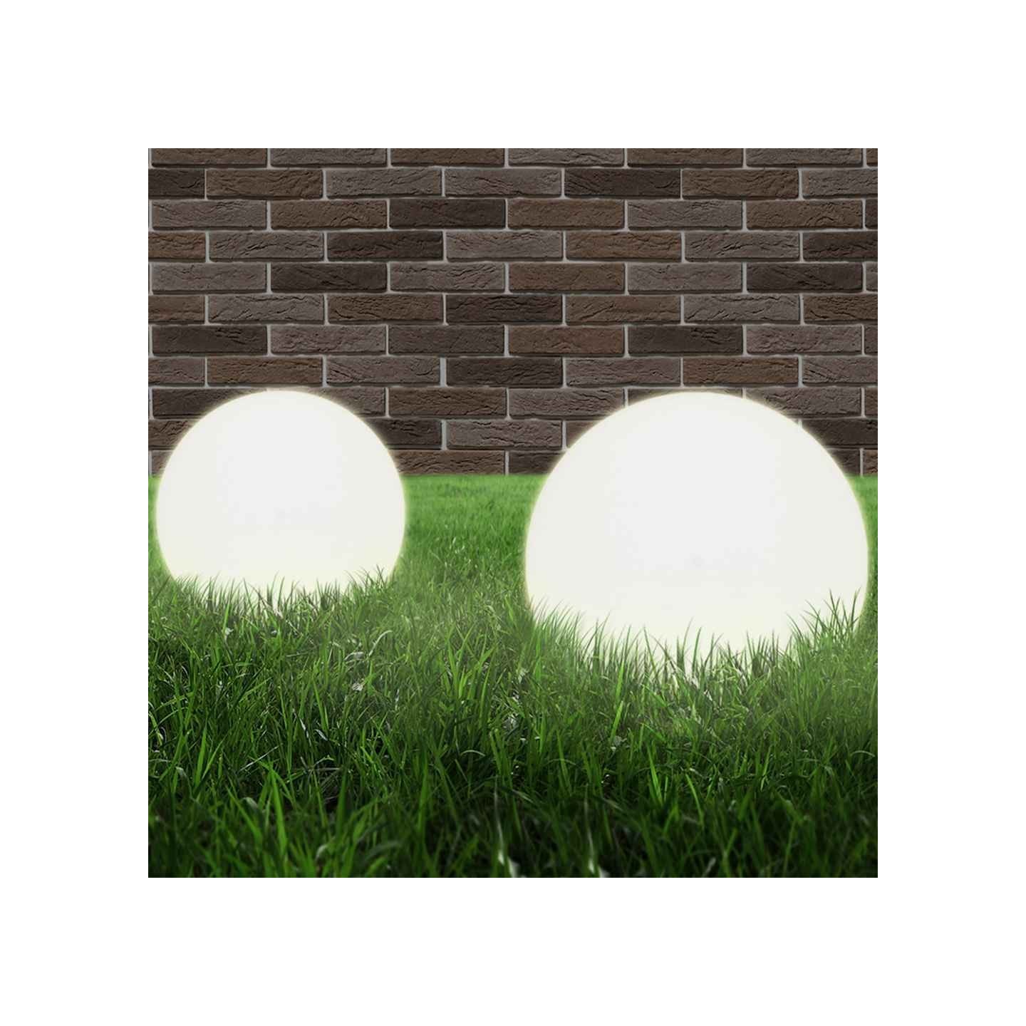 Lampes à LED sous forme de boule 4 pcs Sphérique 20 cm PMMA