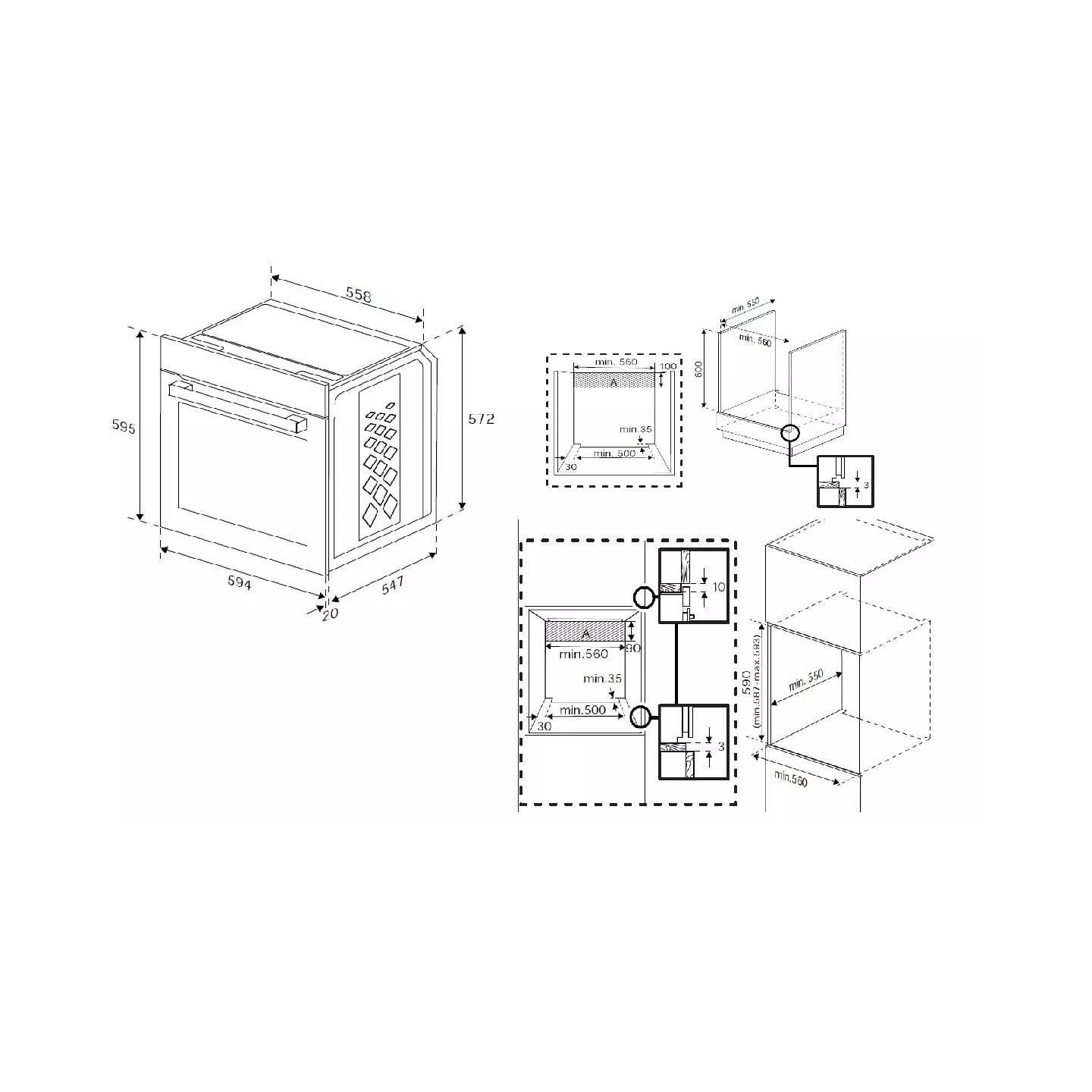 Four pyrolyse Beko bPRO 500 BCBIM17604KSBMPS 72 L A+ | Nimestore