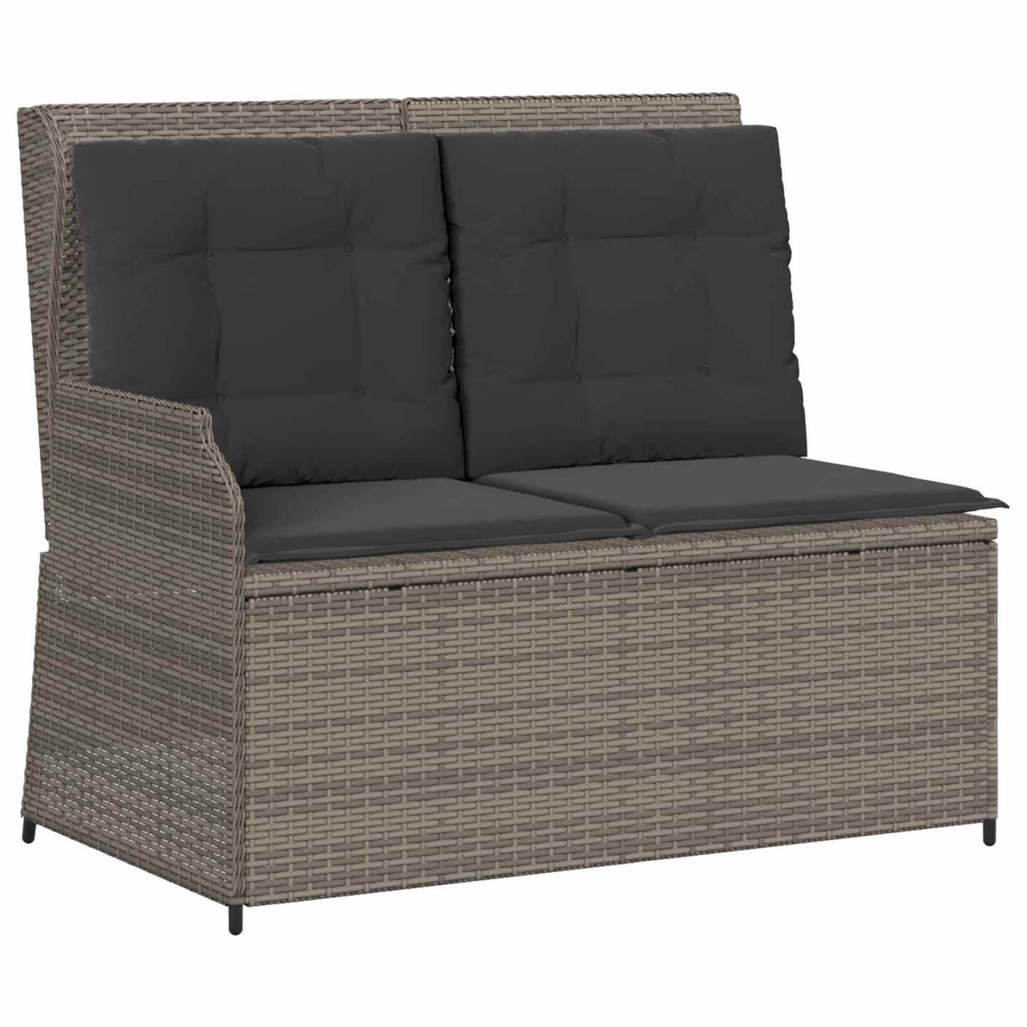 Banc de jardin Gris polyrotin