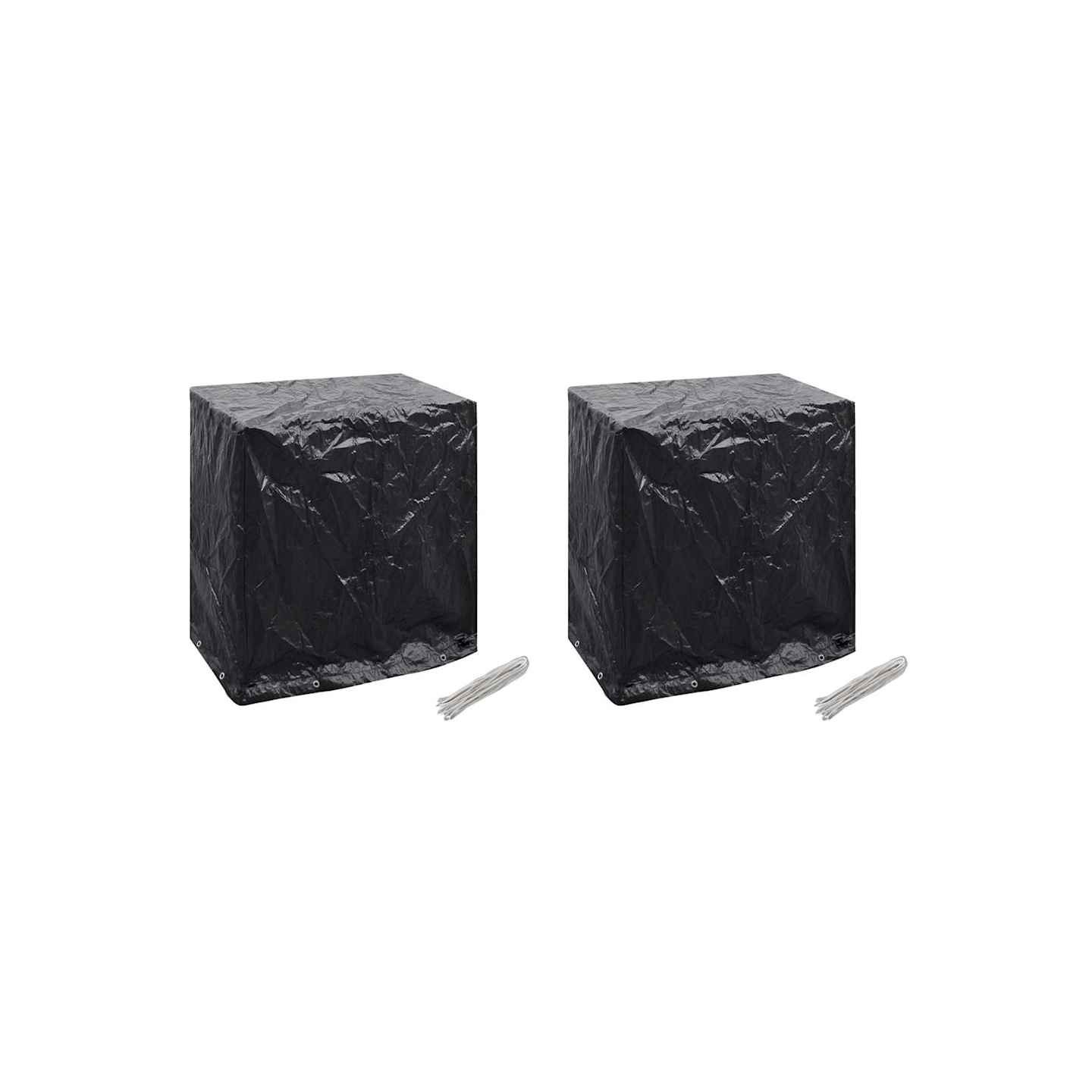 Housses de salon de jardin 2pcs Table de ping-pong 160x55x182cm