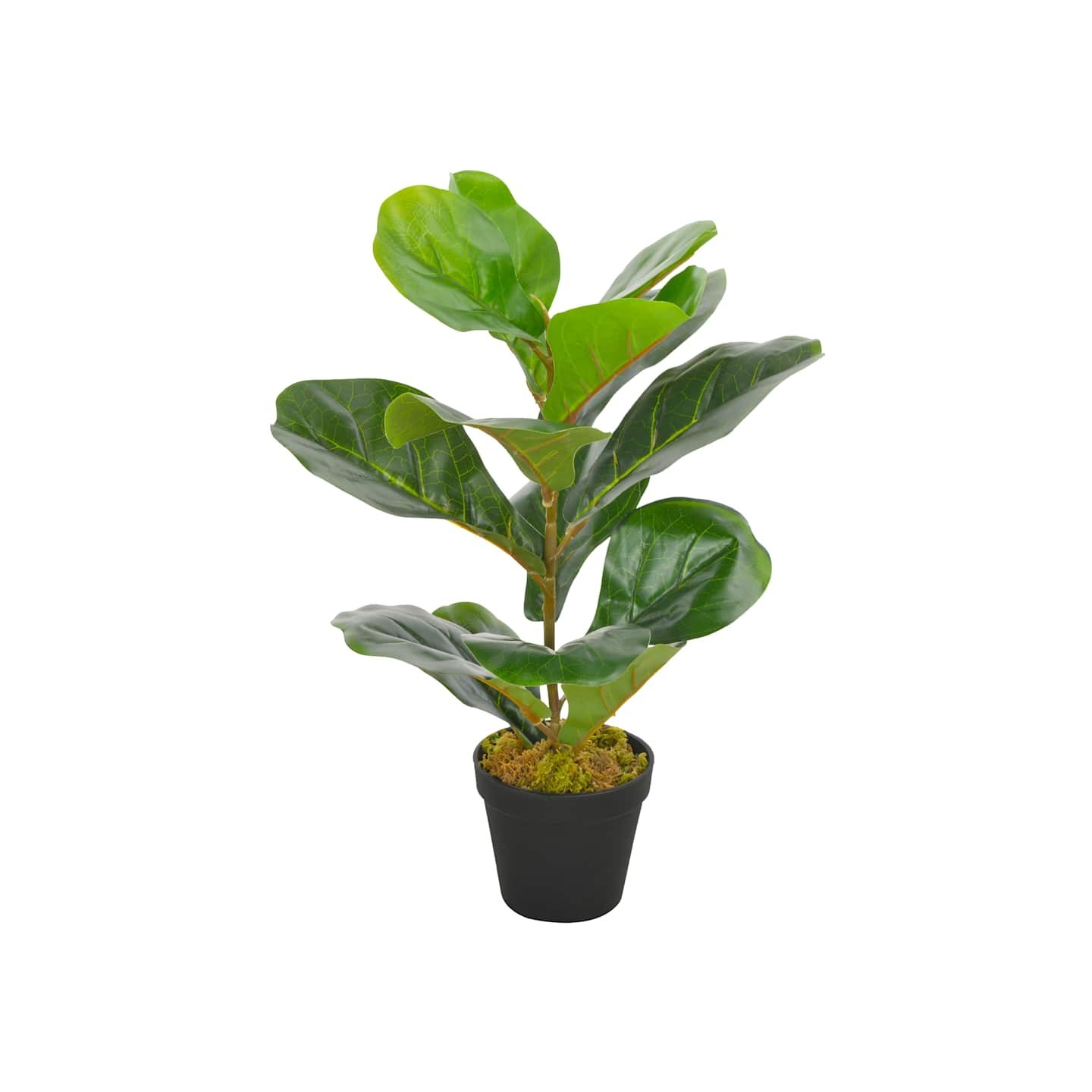 Plante artificielle avec pot Feuilles de figuier Vert 45 cm