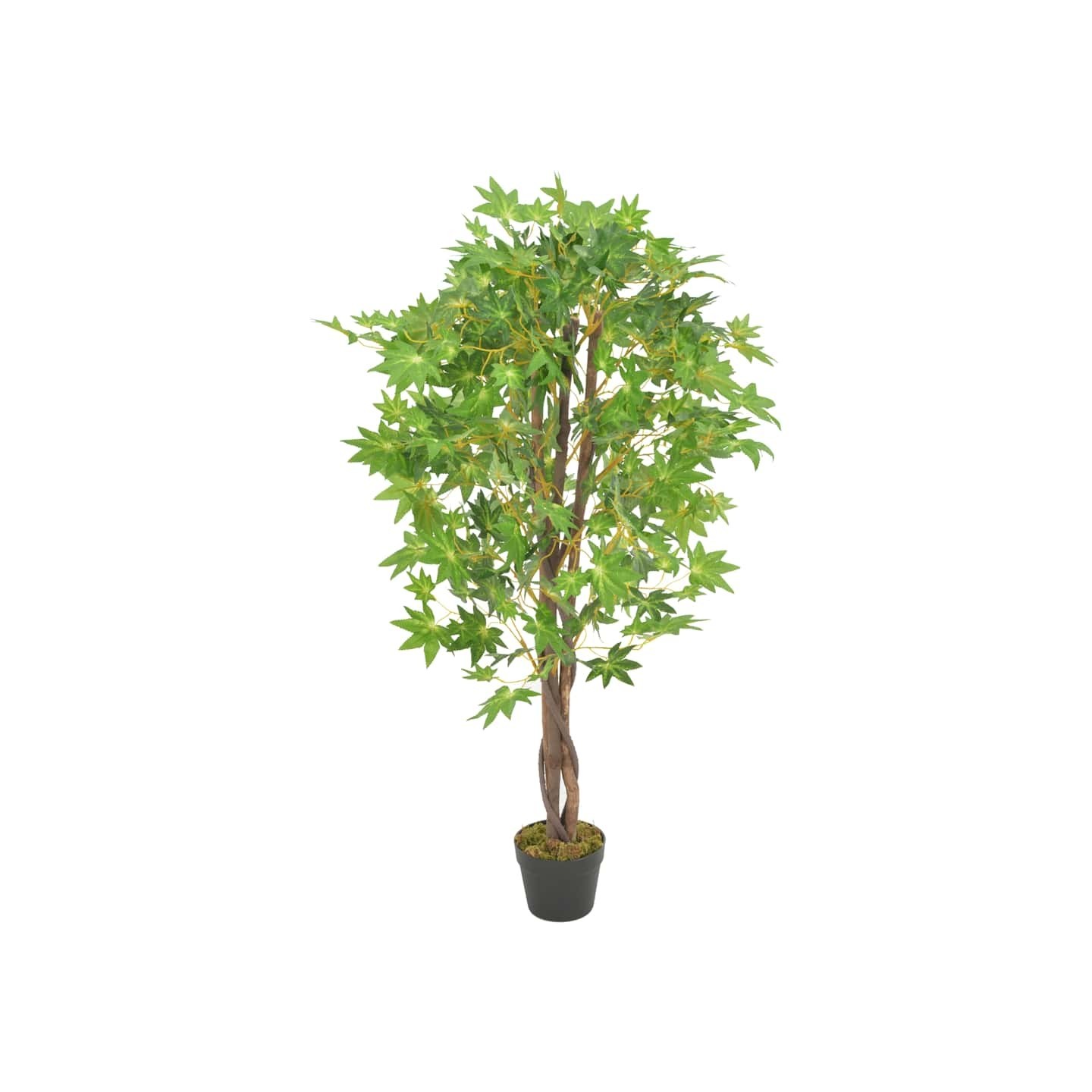 Plante artificielle d'érable avec pot Vert 120 cm