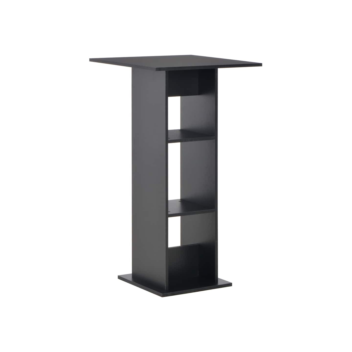 Table de bar Noir 60x60x110 cm
