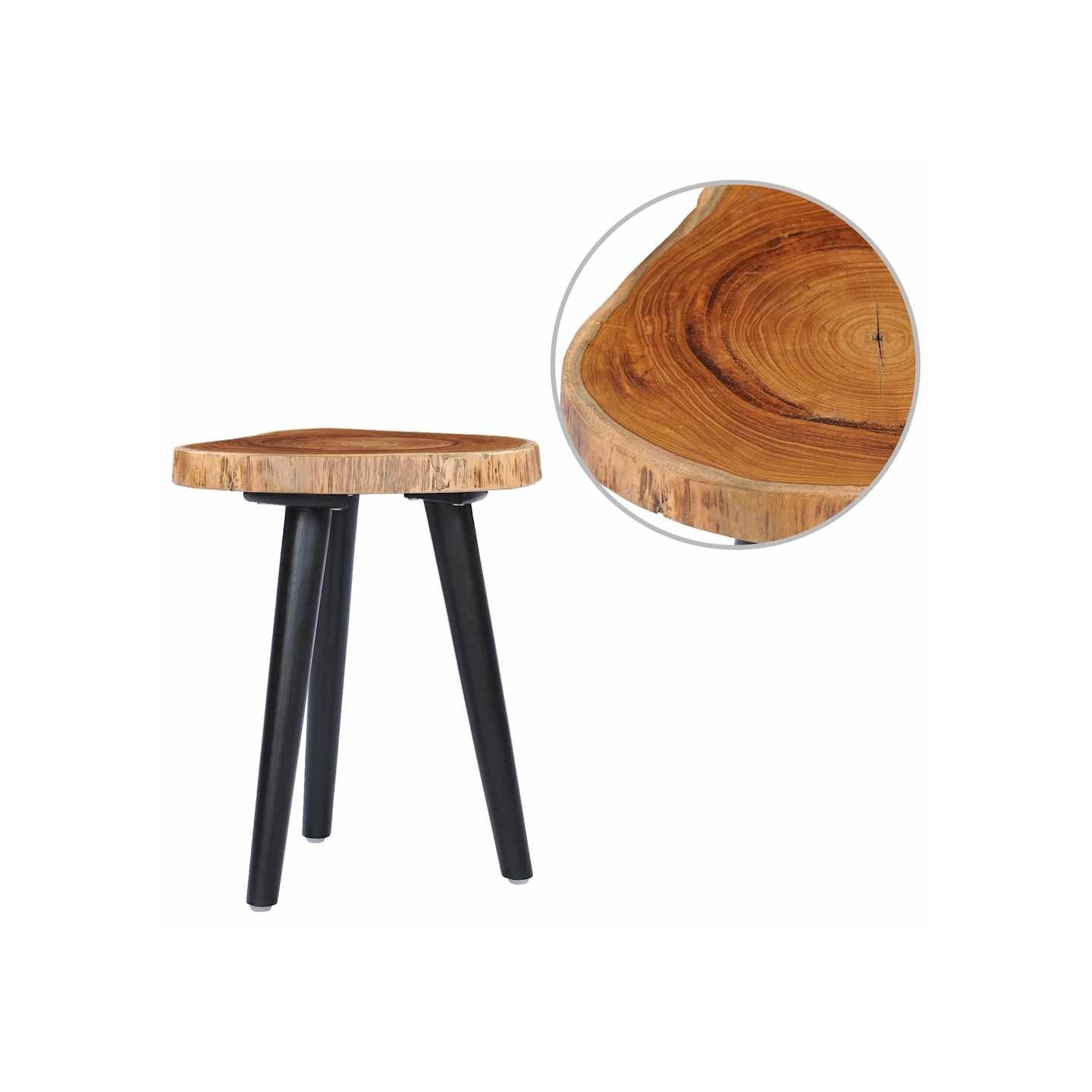Table basse 40x45 cm Teck solide