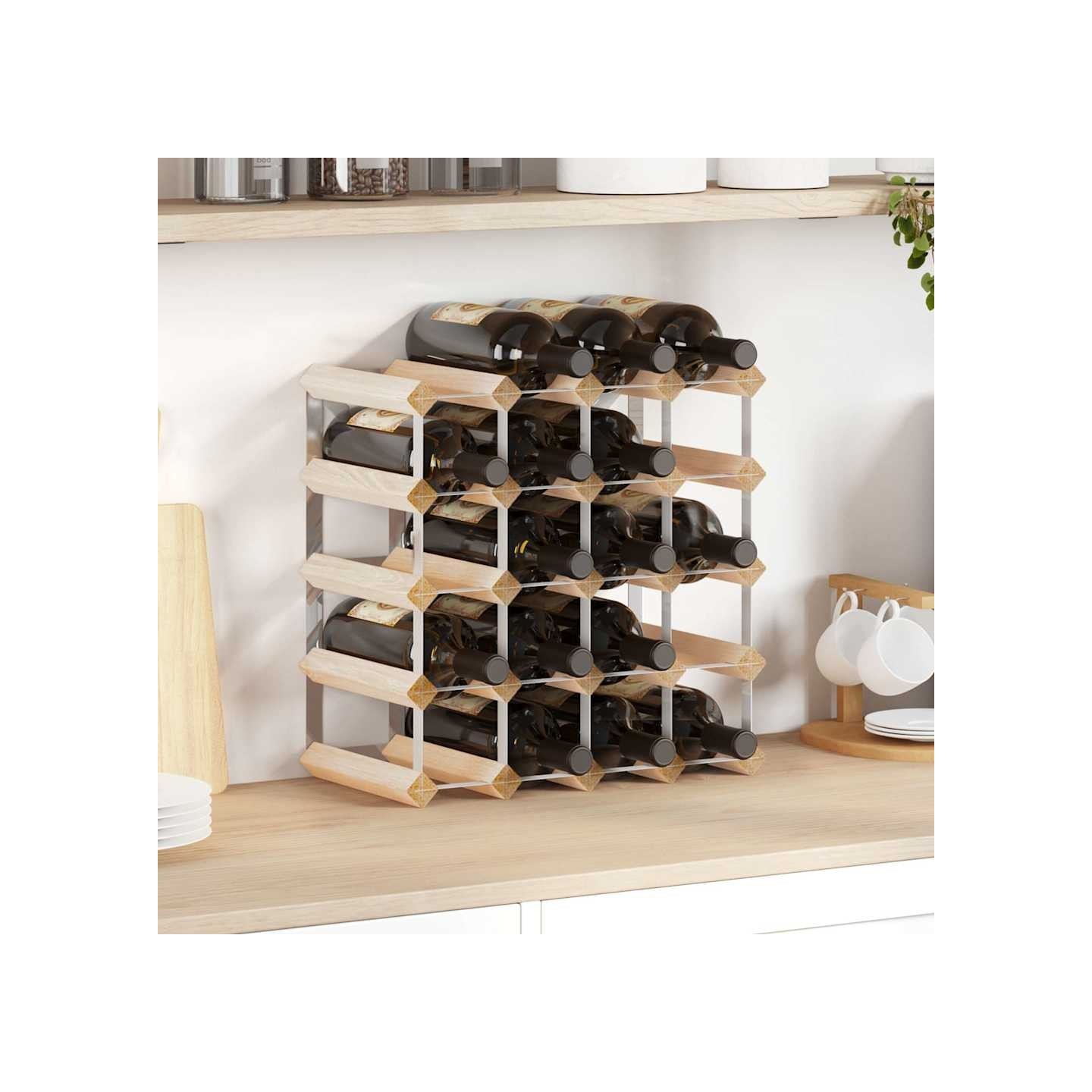 Casier à bouteilles pour 20 bouteilles Pinède solide