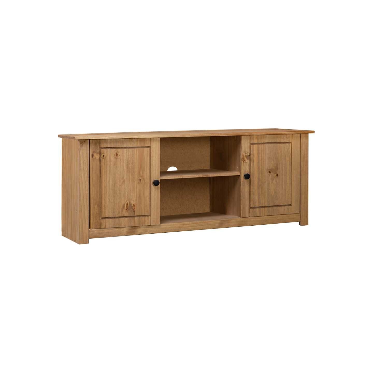 Meuble TV 120x40x50 cm Bois de pin massif Gamme Panama